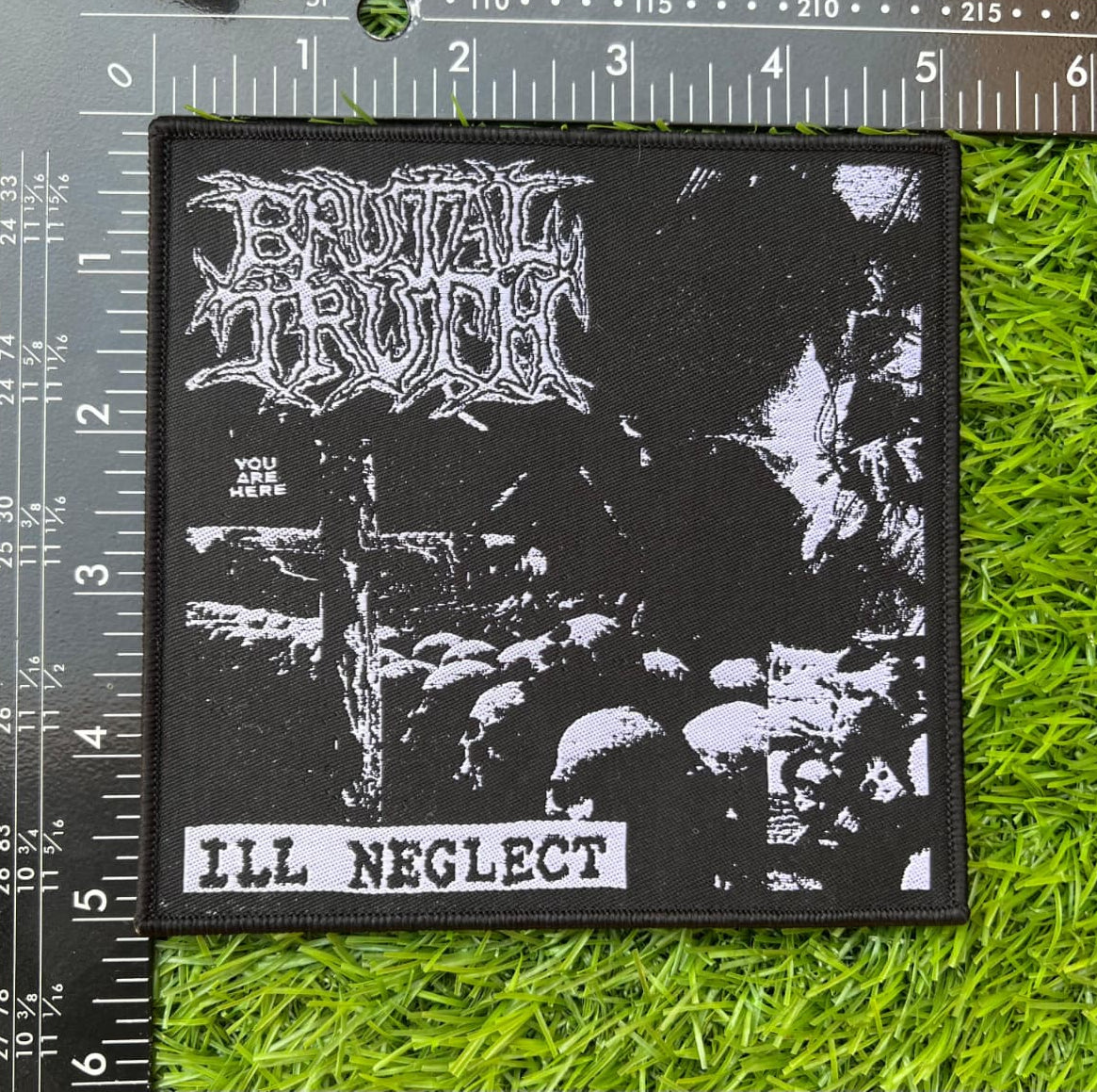 brutal-truth-ill-neglect-patch-cusson-bordure-noire image 3