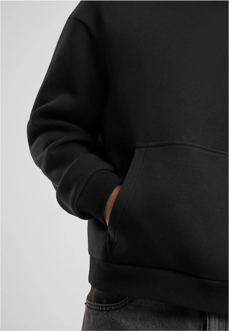 urban-classics-fluffy-black-hoodie-sweat-capuche-noir image 5