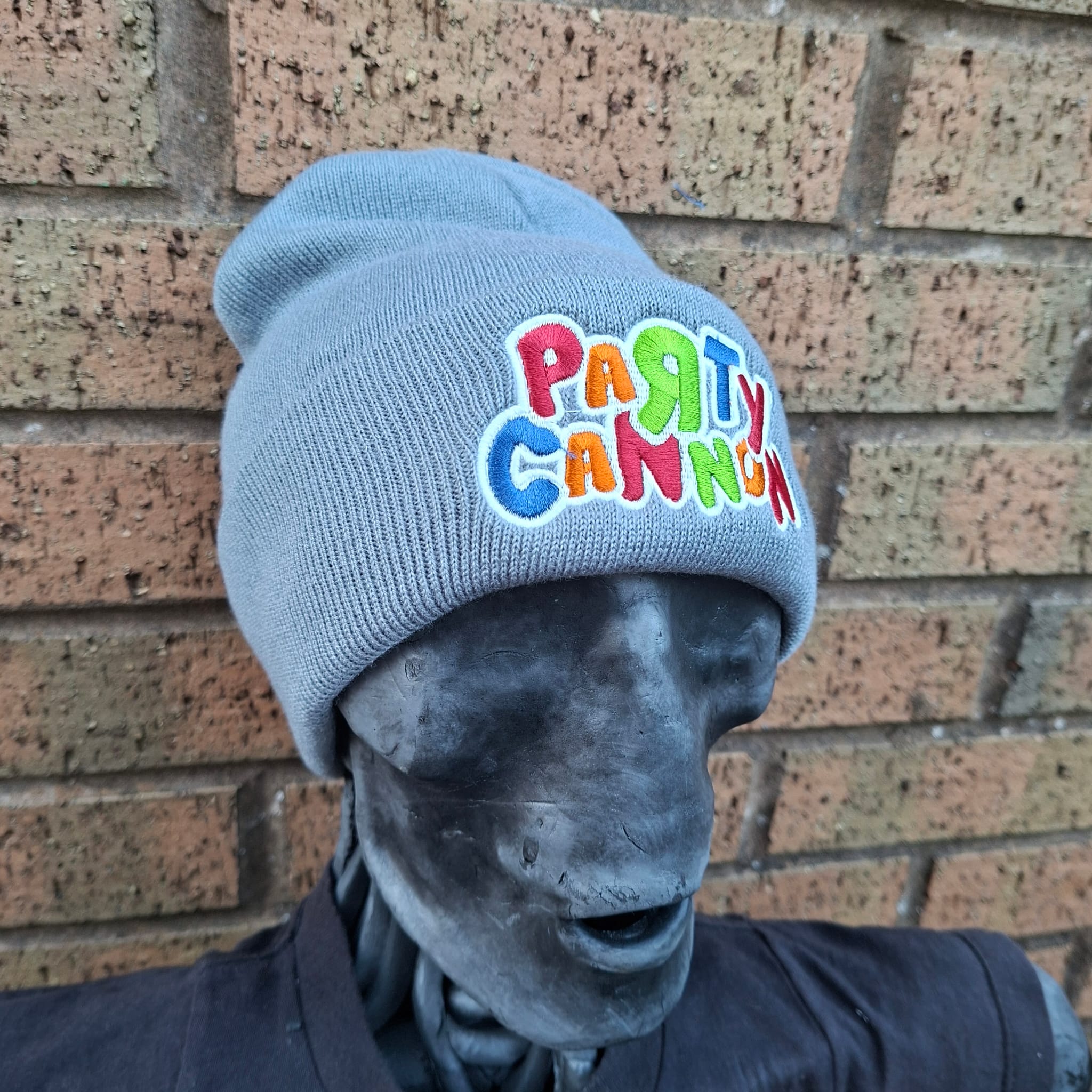party-cannon-logo-bonnet-gris-phosphorescent-brod image 6