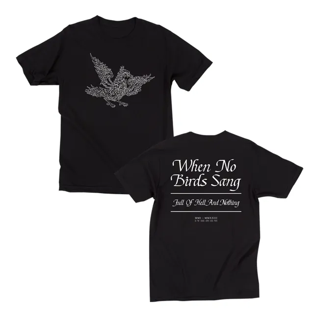 full-of-hell-nothing-bird-t-shirt-noir-l-closed-casket image 1