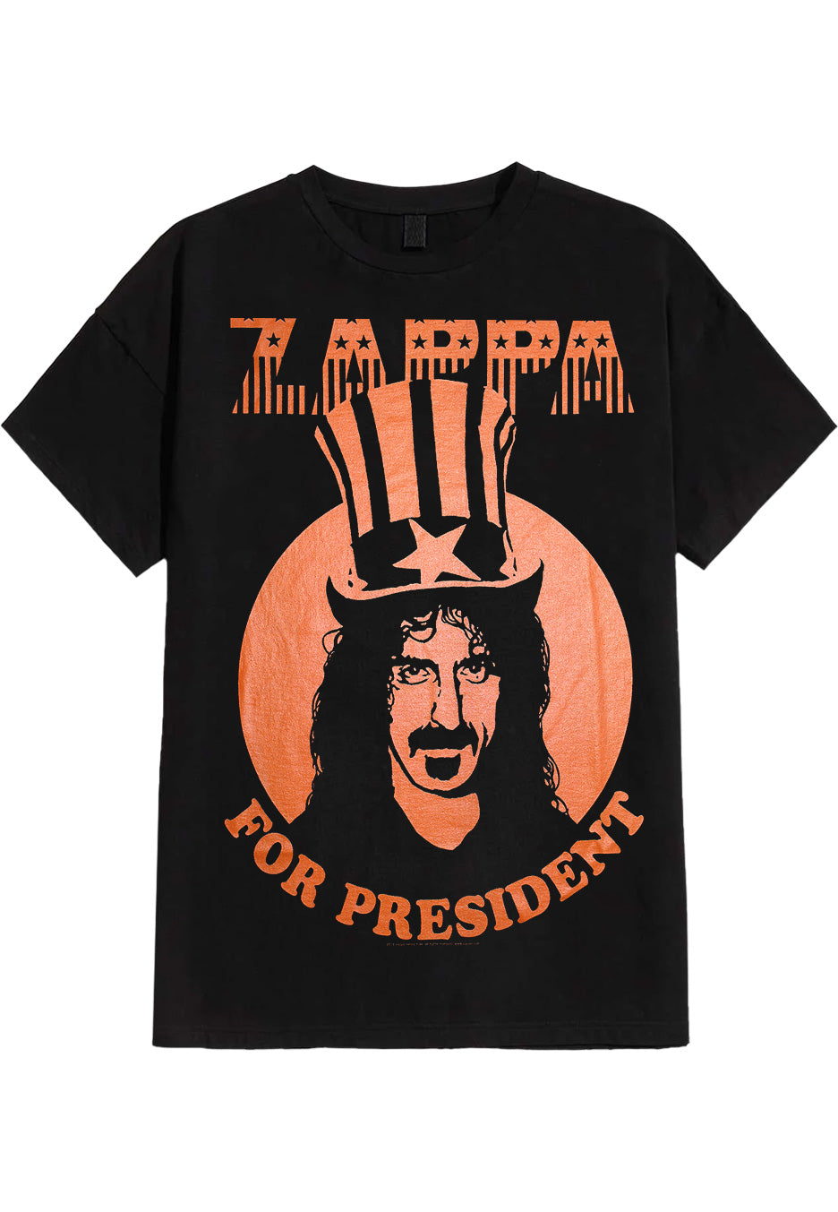 frank-zappa-for-president-t-shirt-noir image 1