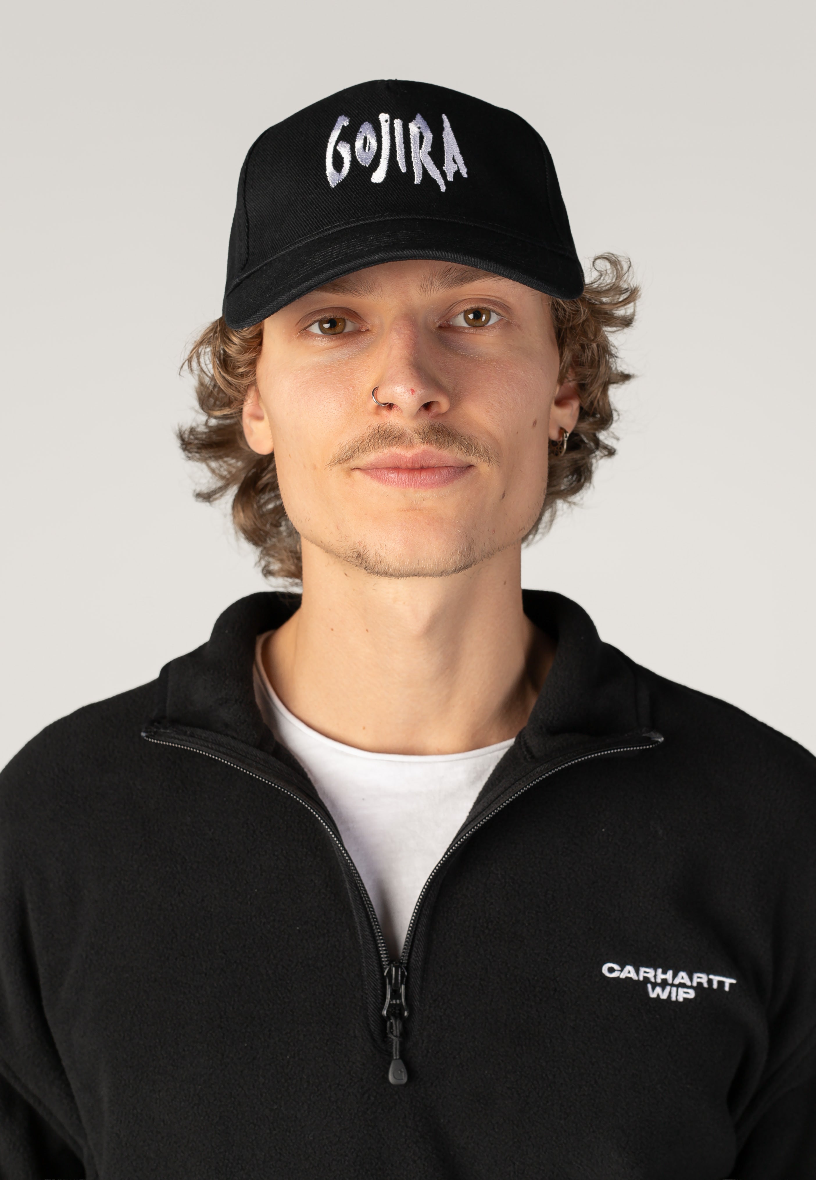 gojira-logo-casquette-snapback-noire-coton-taille-unique image 5