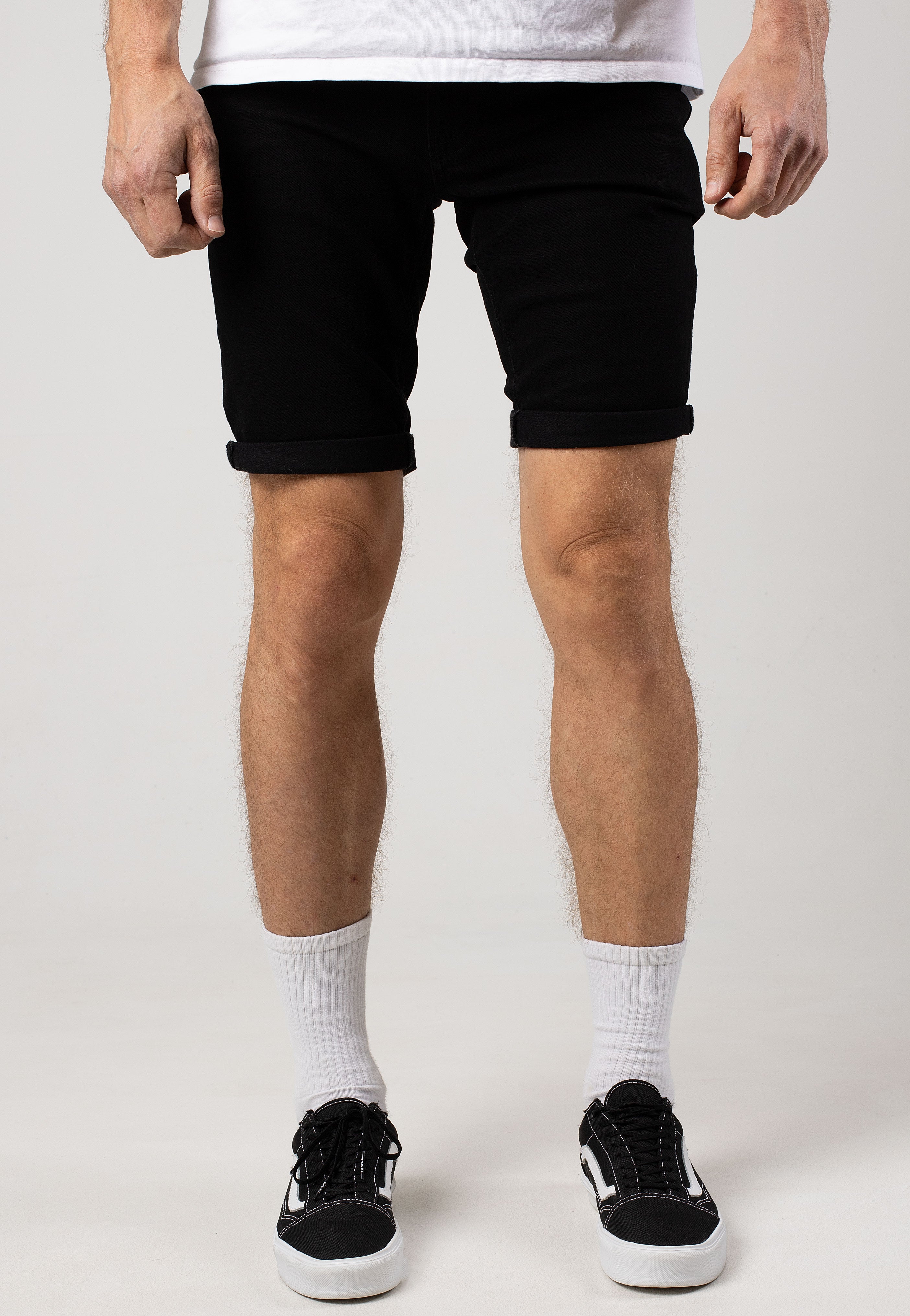 indicode-kaden-ultra-black-short-jean-noir-homme image 1