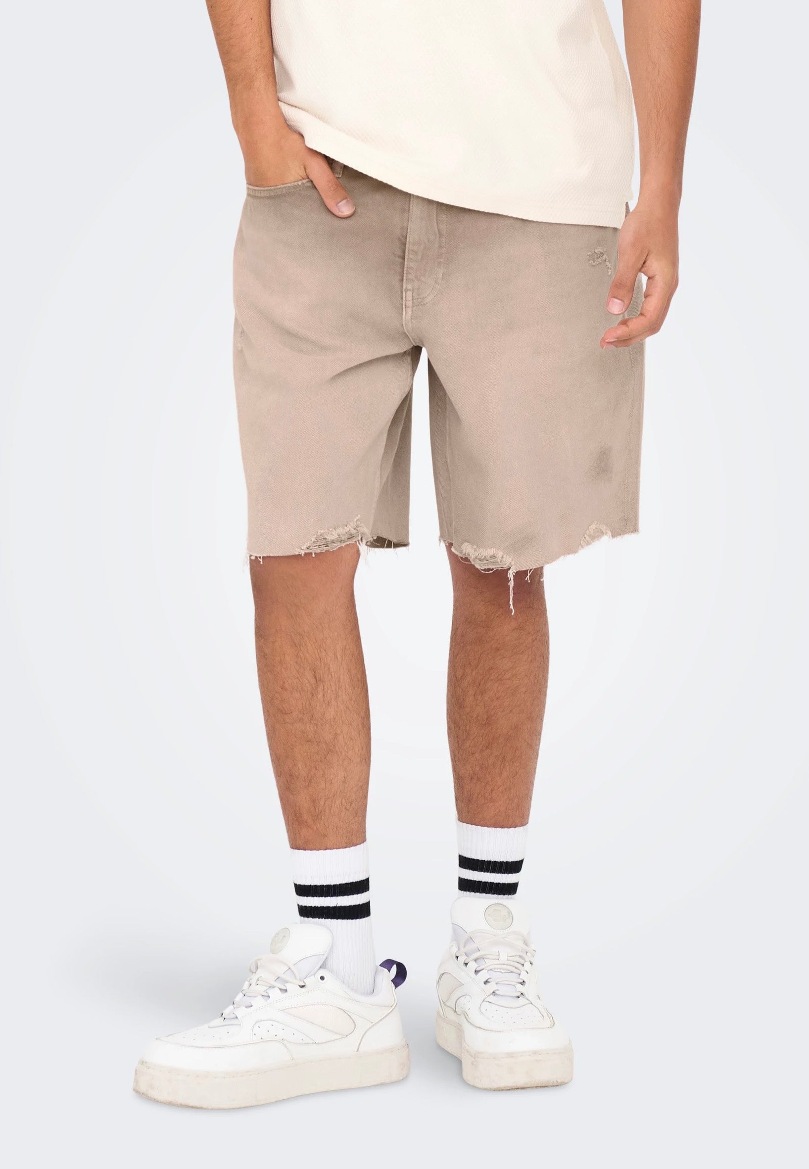 only-sons-edge-short-jean-bleu-d-lav-homme image 1