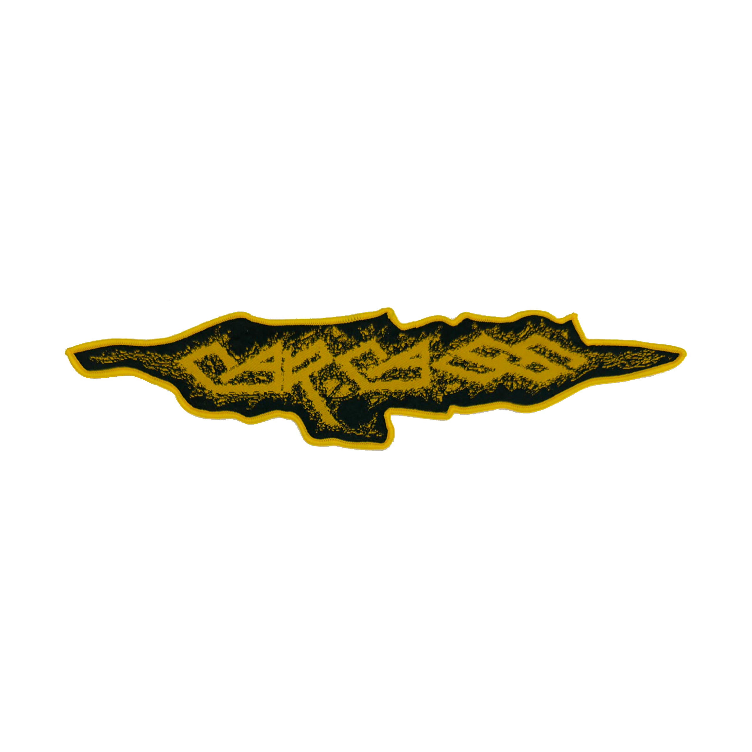 carcass-logo-patch-tiss-oversized-bordure-noire-30-cm image 4