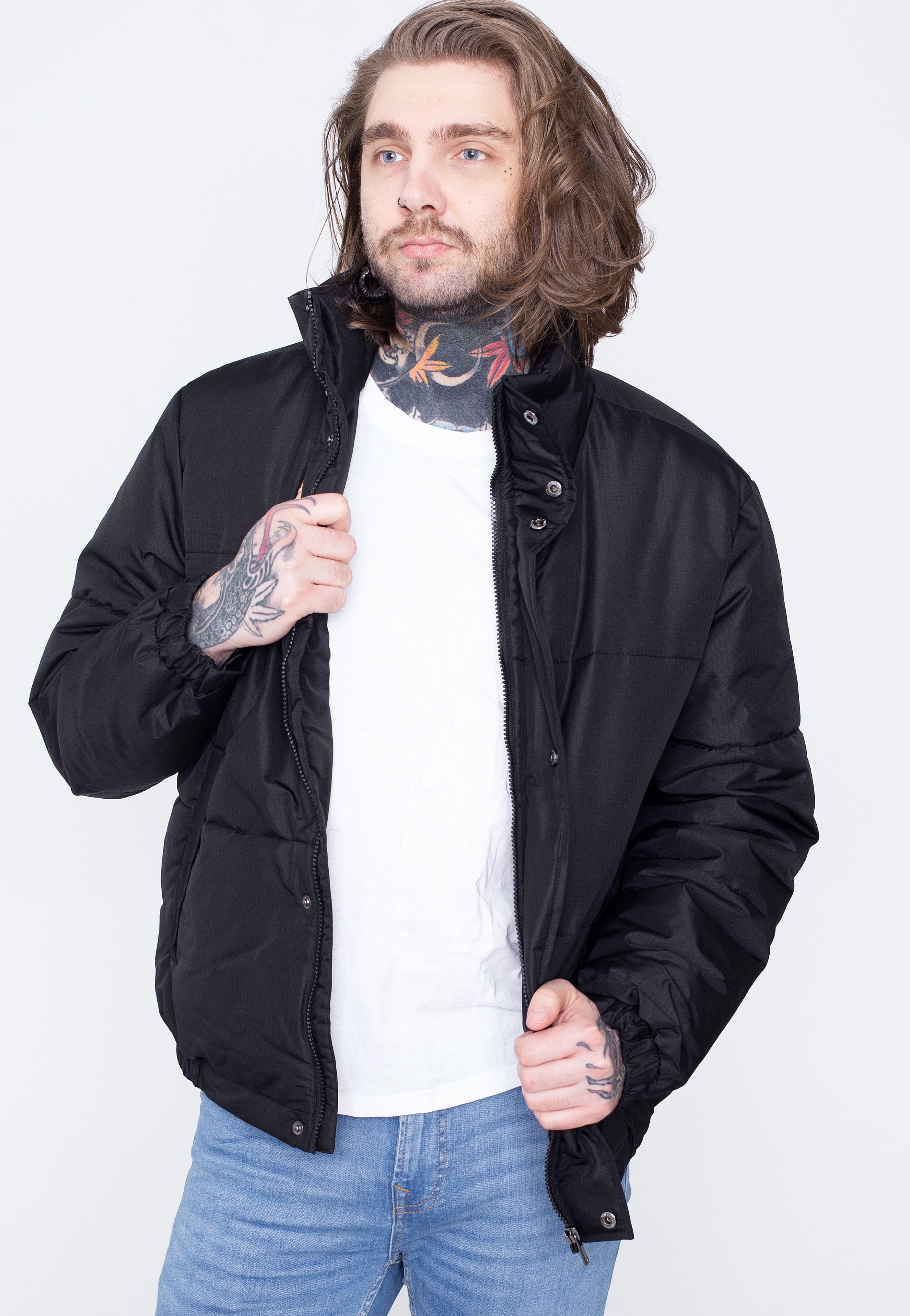 only-sons-orion-quilted-veste-noire-matelass-e-homme image 4