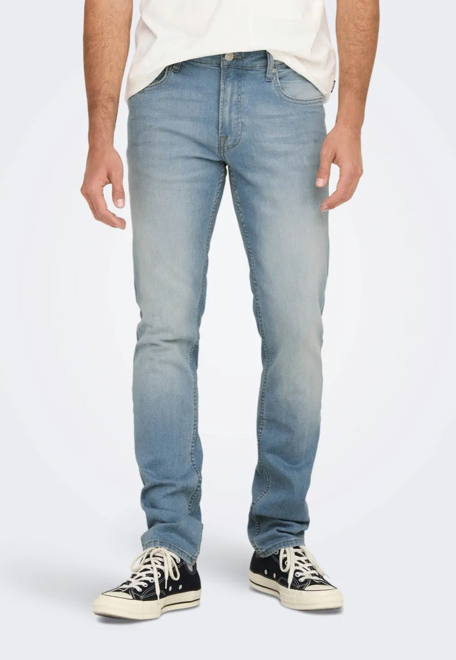 only-sons-loom-slim-blue-jean-homme-bleu-slim image 1