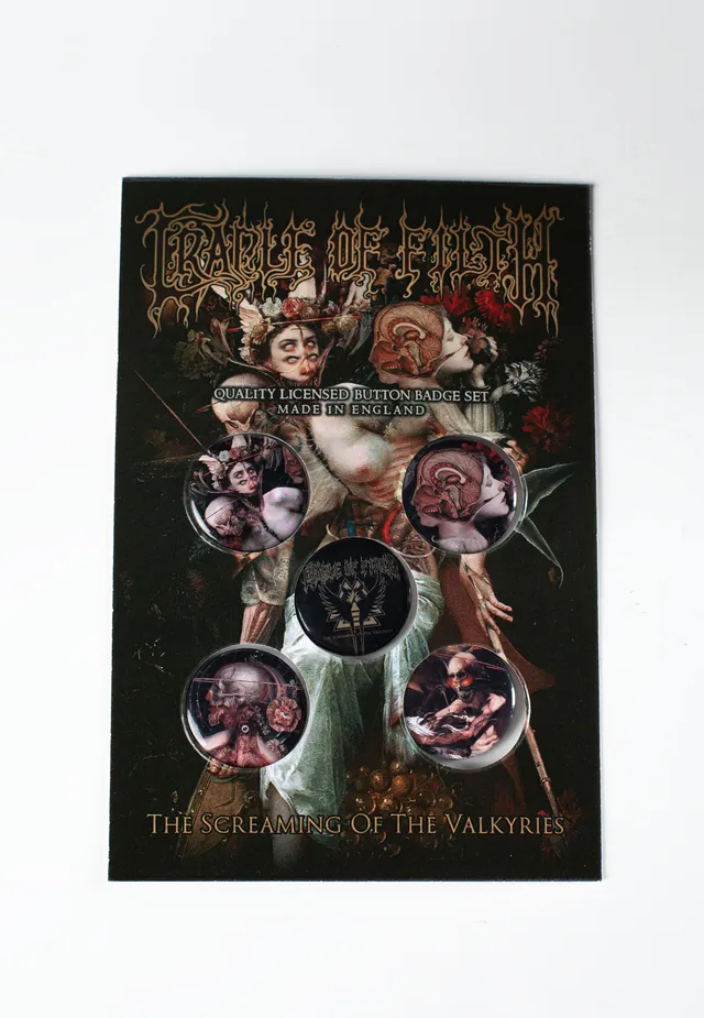 cradle-of-filth-screaming-of-the-valkyries-badge-bouton image 1