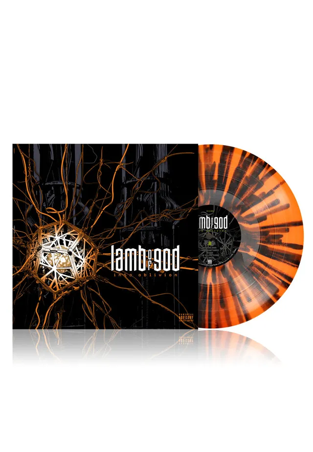 lamb-of-god-into-oblivion-vinyle-orange-splatter-limit image 1