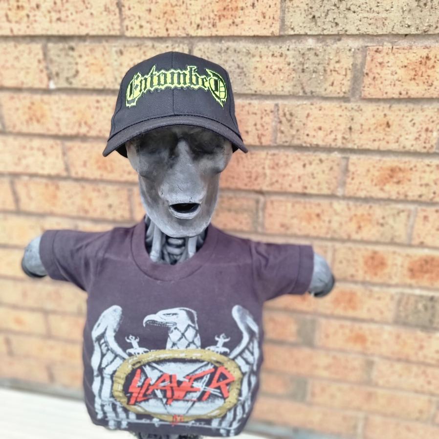 783punx-entombed-casquette-baseball-logo-jaune-phosphorescent image 2