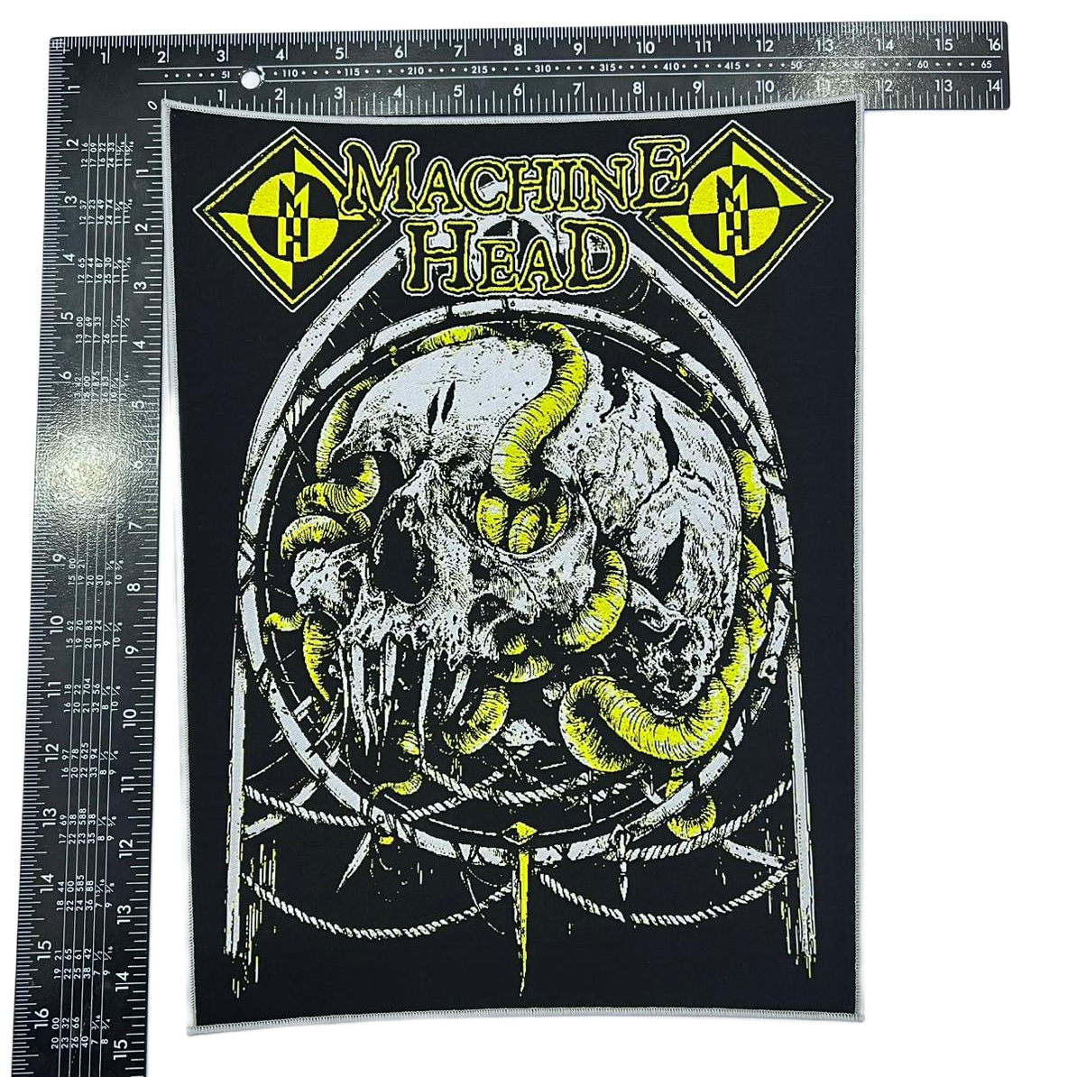 machine-head-rotten-backpatch-dos-bordure-noire image 5