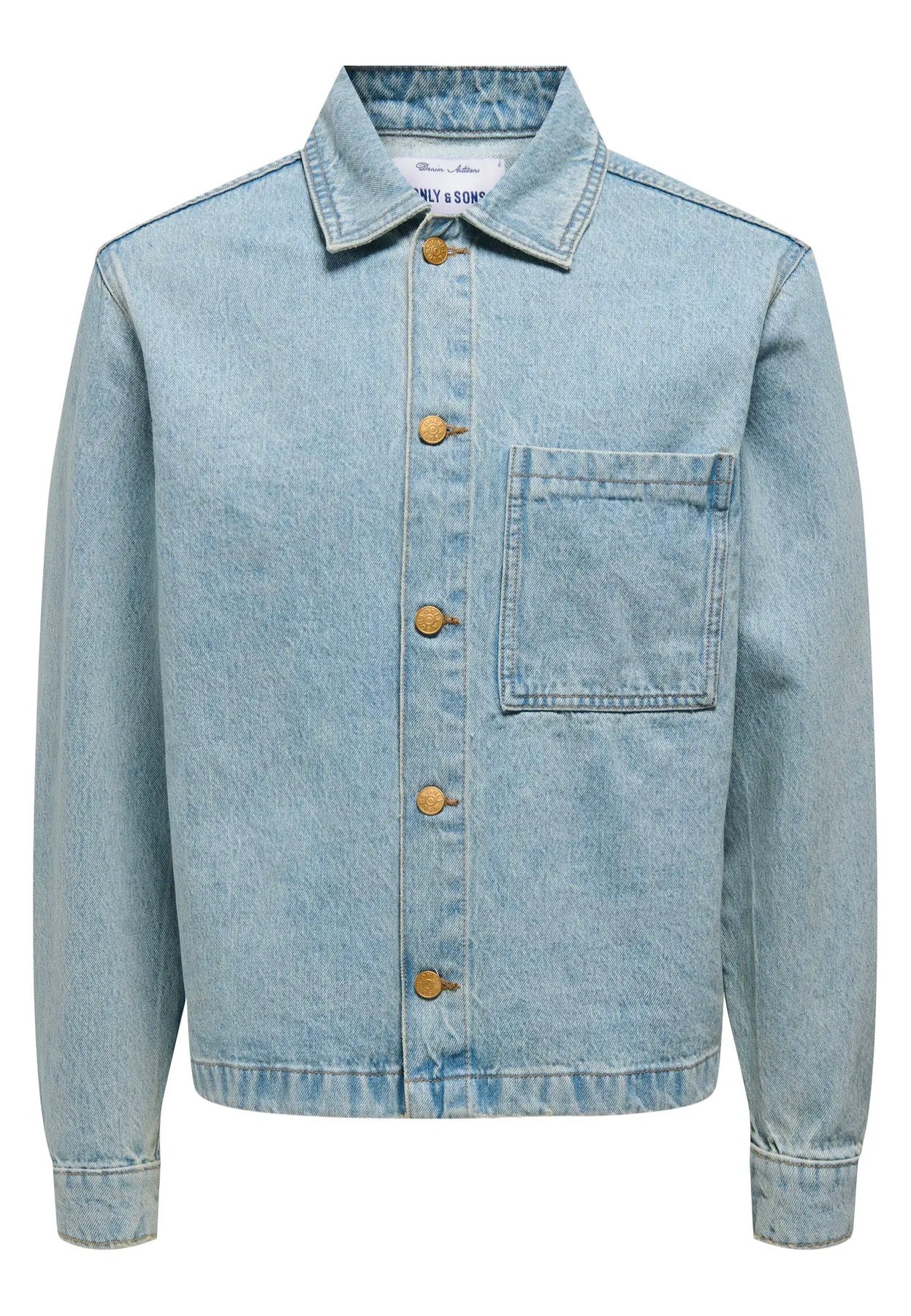 only-sons-sprick-box-veste-en-jean-bleu-medium-homme image 6