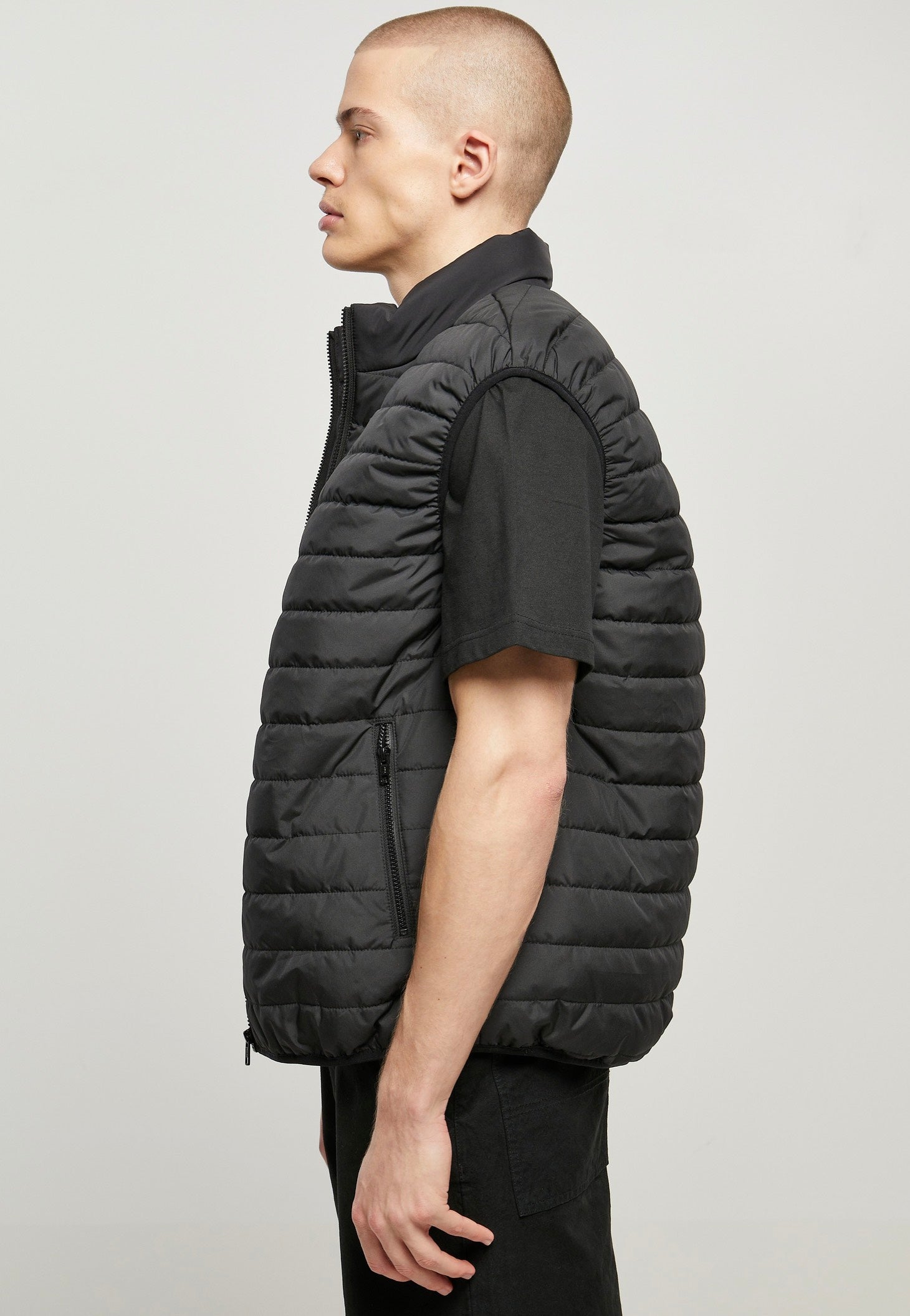 urban-classics-light-bubble-black-gilet-noir-homme-taille-m image 2
