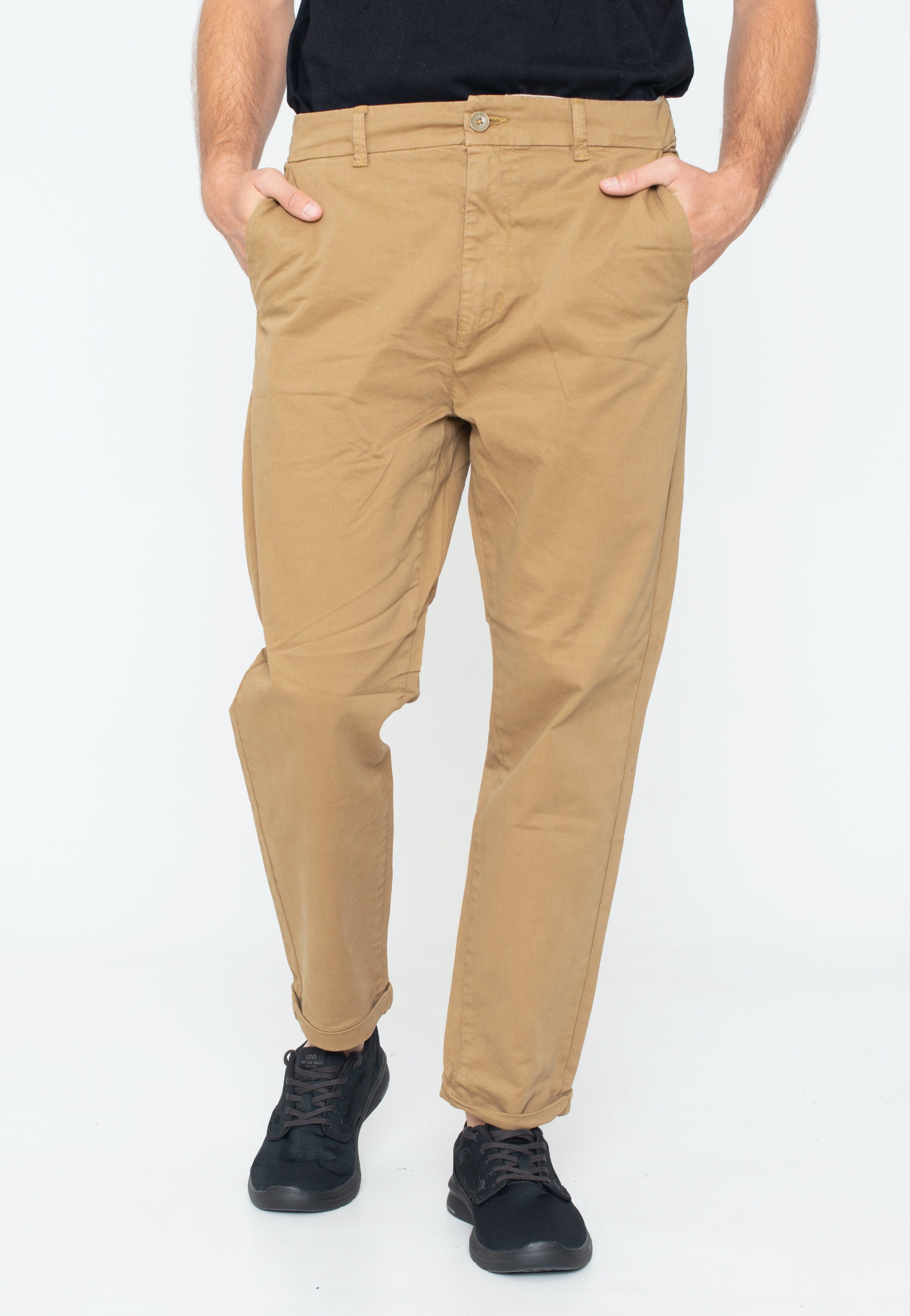 only-sons-kent-cropped-plantation-pantalon-marron-homme image 4