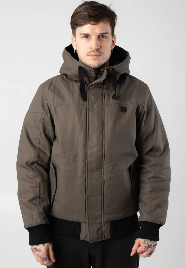 brandit-essential-olive-veste-hiver-homme-twill image 1