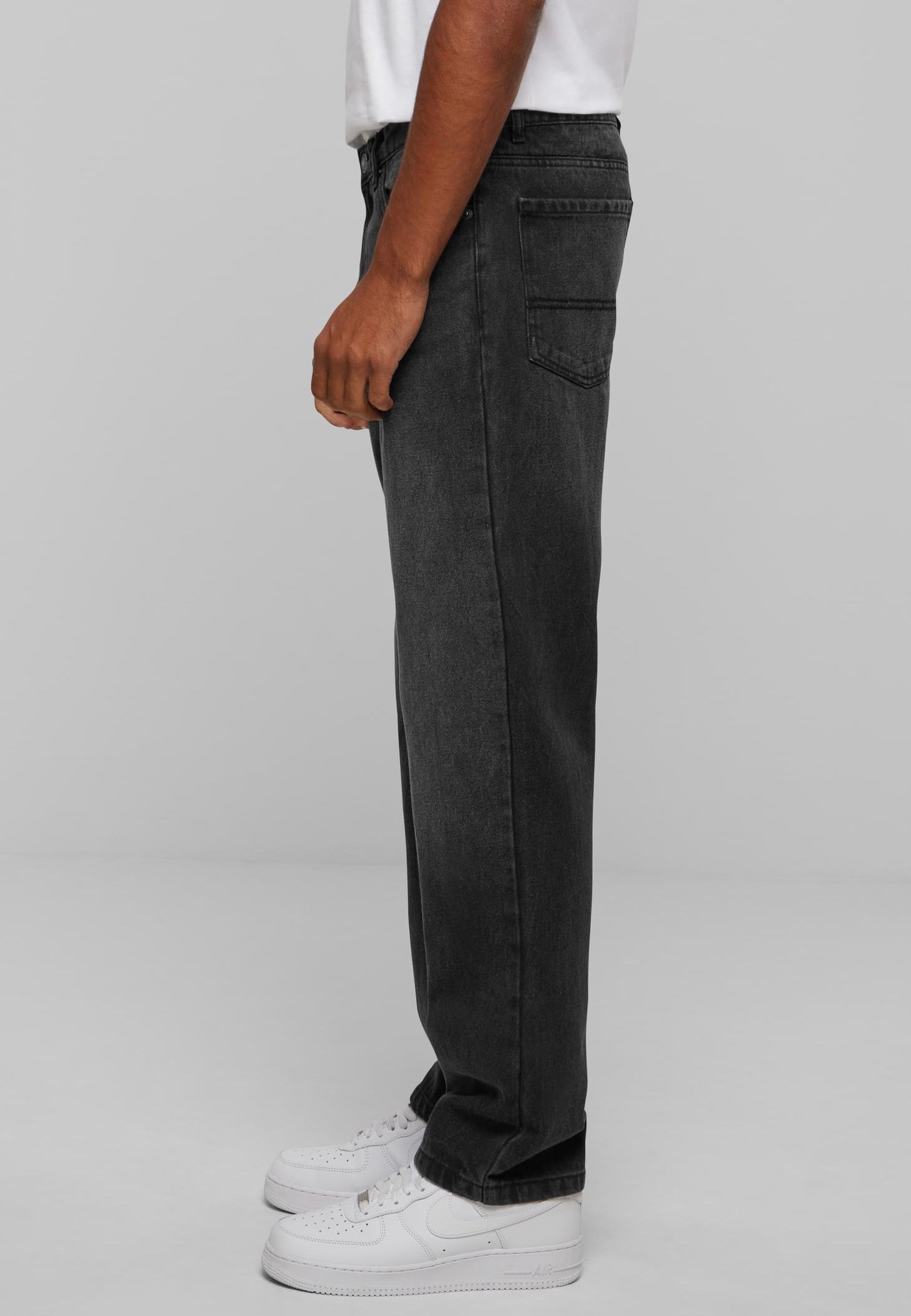 urban-classics-heavy-ounce-straight-fit-jean-black-washed-w32 image 2