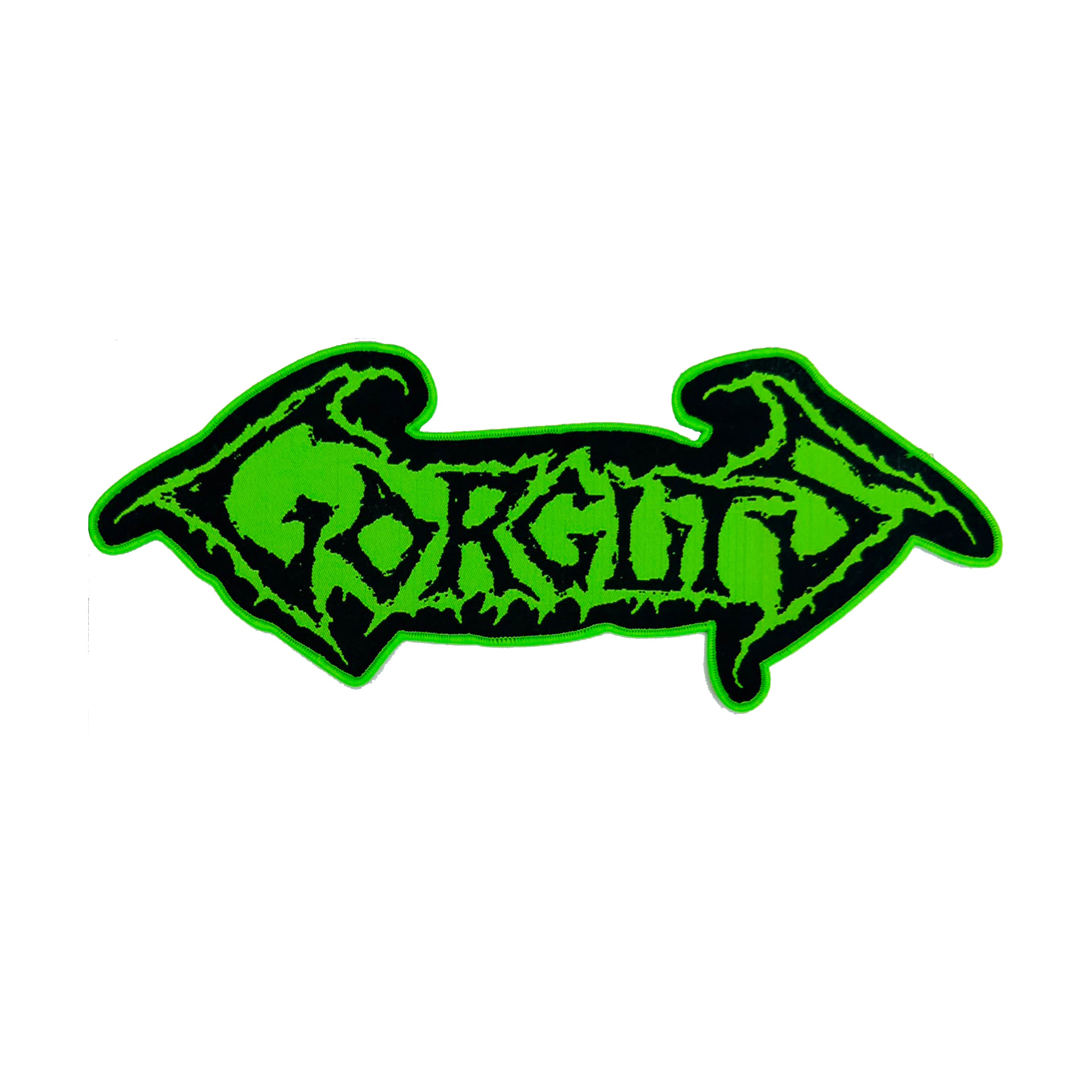 gorguts-logo-patch-tiss-oversized-bordure-noire image 4