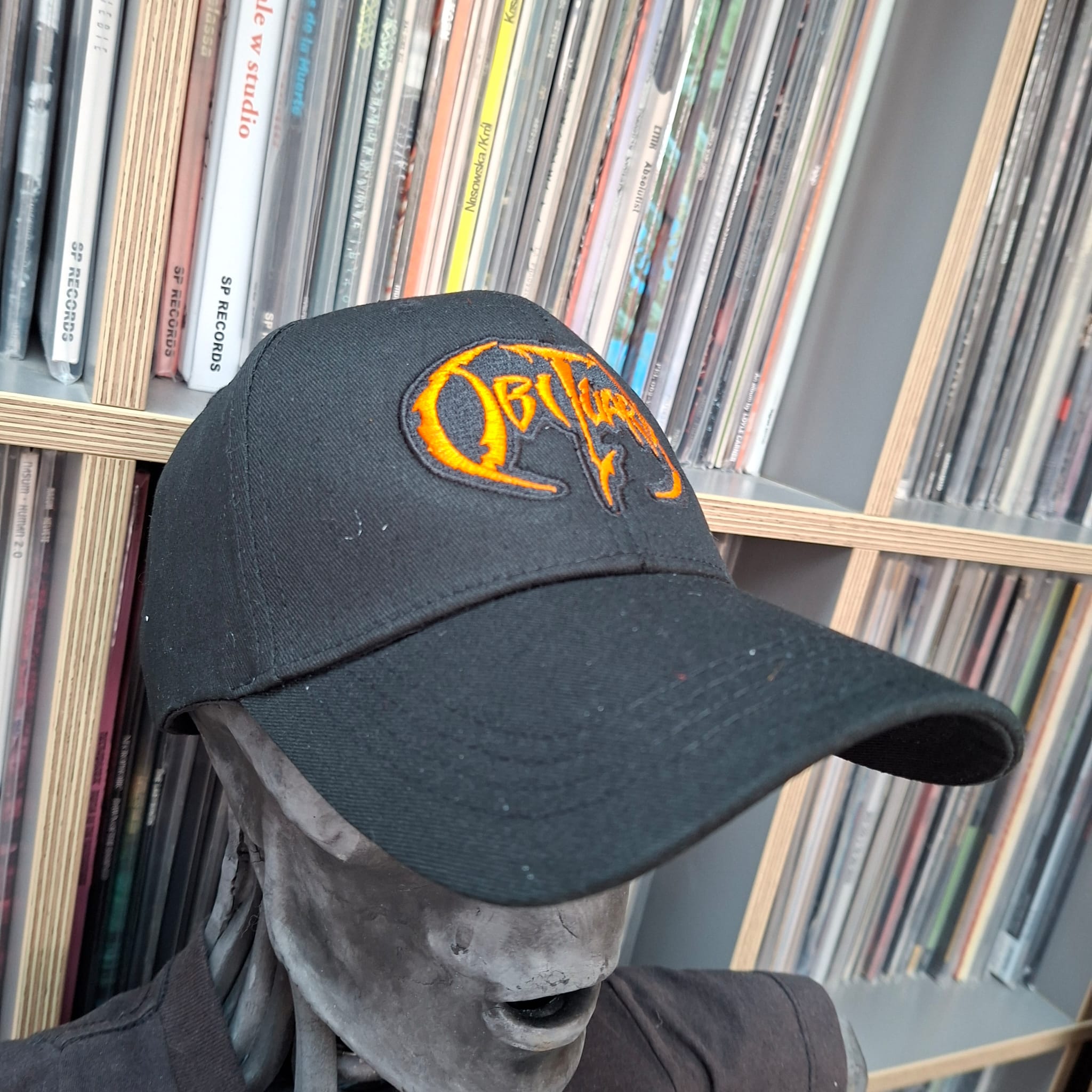 obituary-logo-orange-casquette-baseball-brod-e image 4