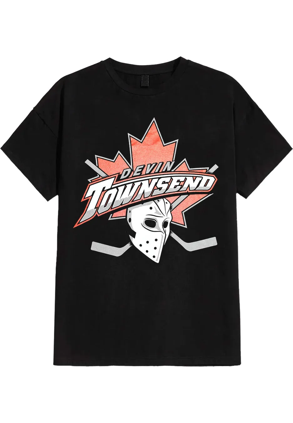 devin-townsend-hockey-t-shirt-noir-homme-manches-courtes image 1