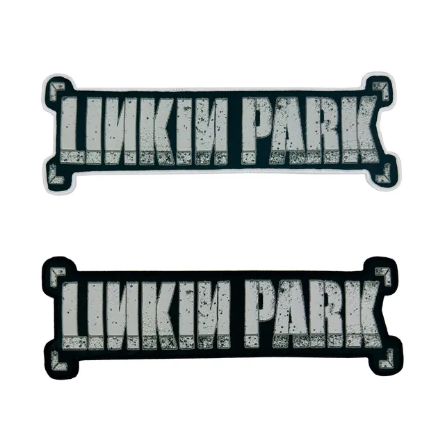 783punx-linkin-park-logo-patch-tiss-oversized-bordure-noire image 1