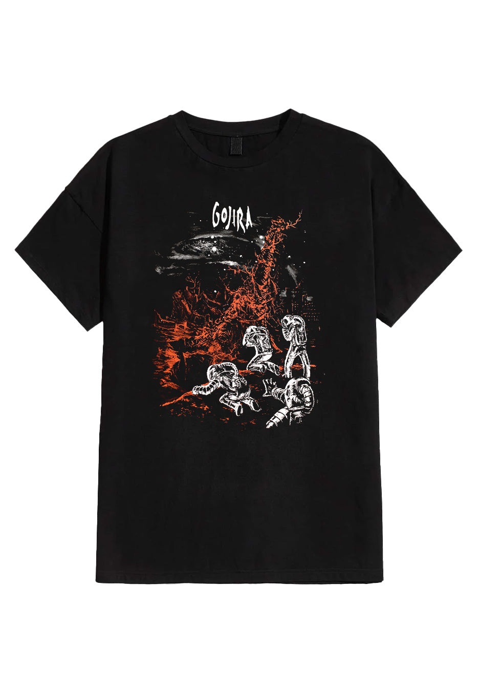 gojira-eiffel-falls-t-shirt-noir-homme-manches-courtes-taille-m image 3