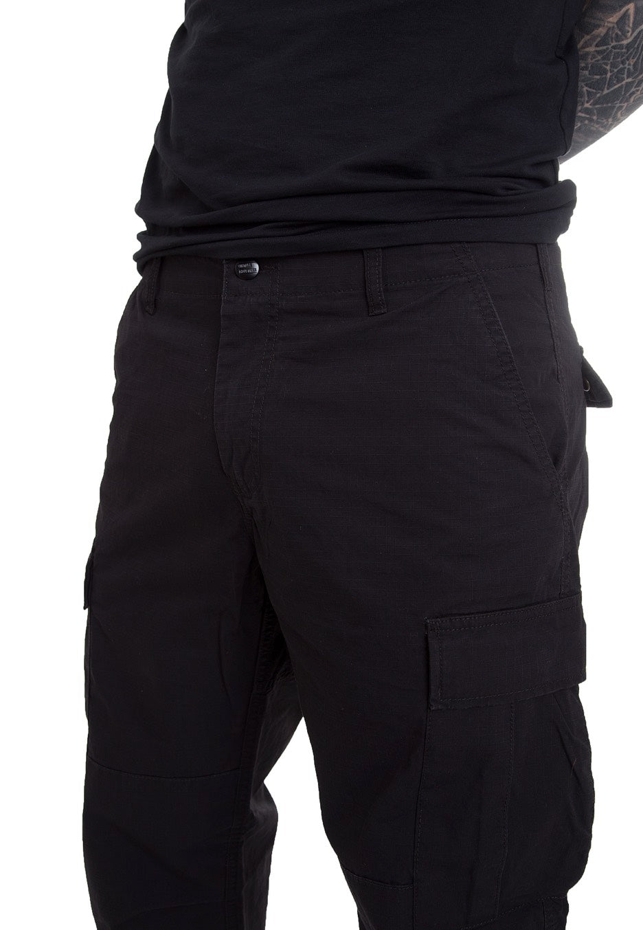 vintage-industries-tyrone-bdu-pantalon-cargo-noir image 5