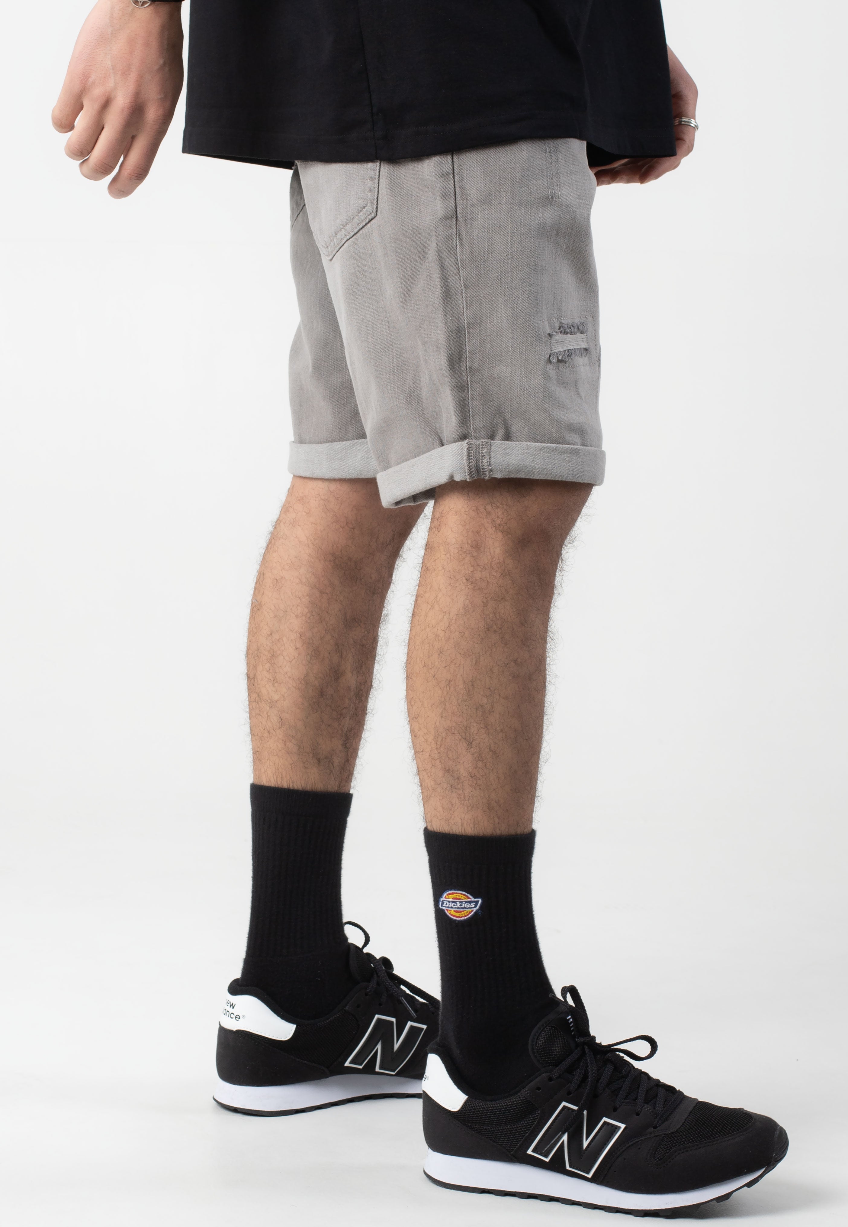 indicode-kaden-holes-short-jean-gris-clair-homme image 5