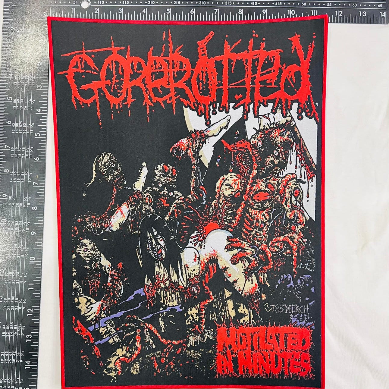 gorerotted-mutilated-in-minutes-backpatch-tiss-bordure-noire image 5
