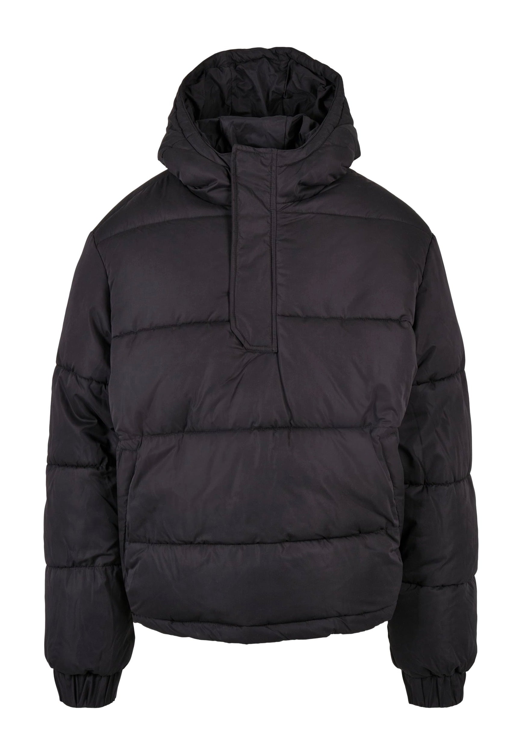 urban-classics-hooded-cropped-veste-noire-streetwear image 8