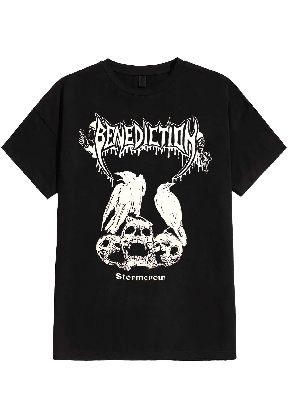 benediction-stormcrow-t-shirt-noir-homme image 1