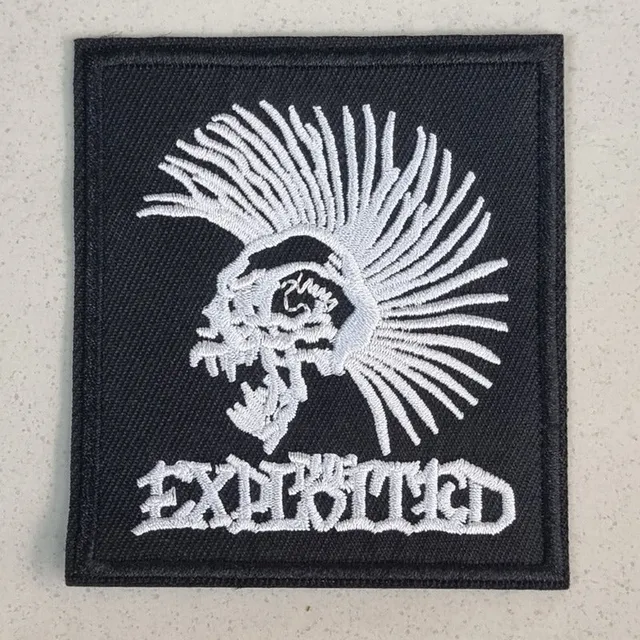the-exploited-logo-patch-petit-cusson-coudre image 1
