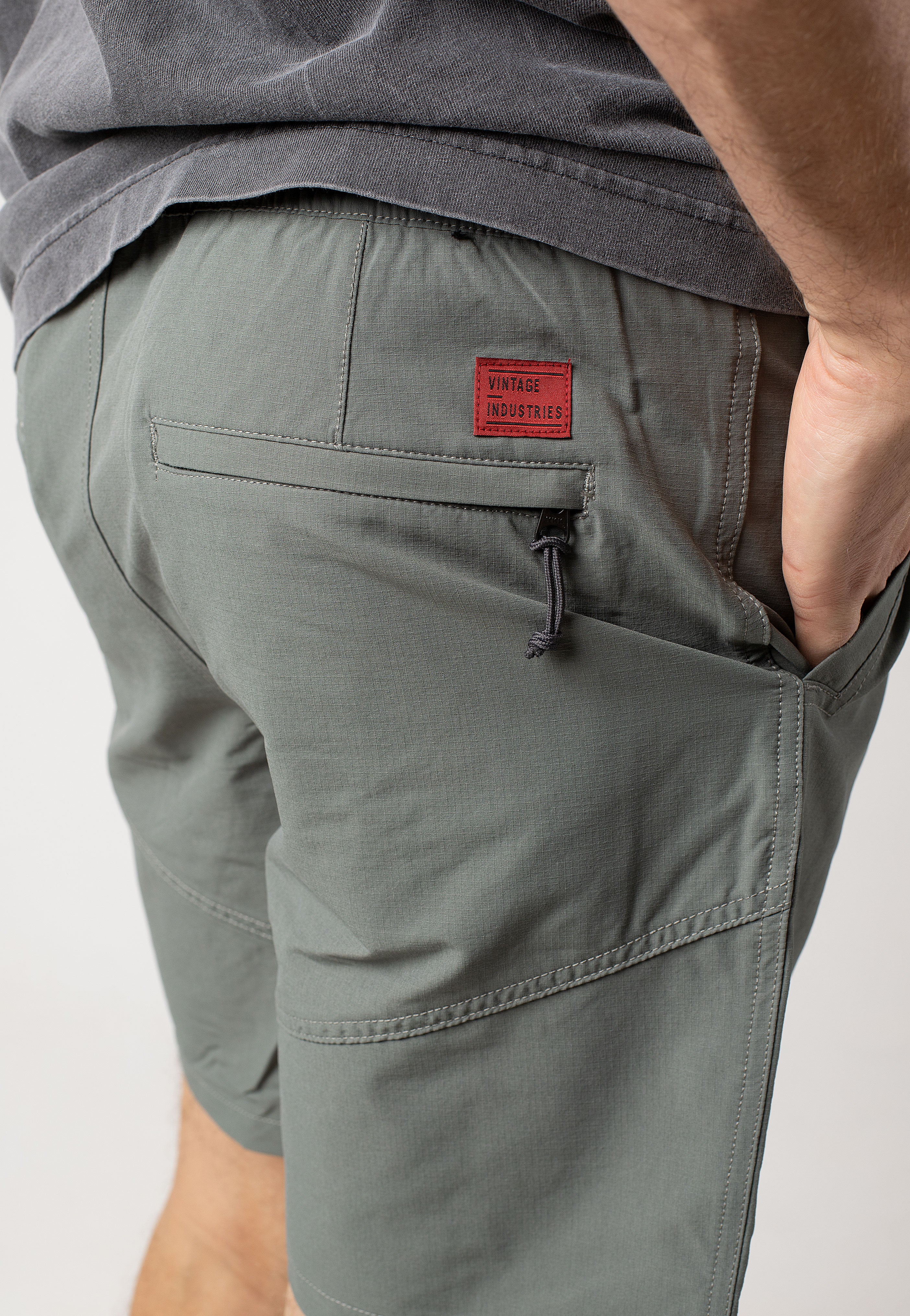 vintage-industries-eton-rock-short-homme-gris-m image 5