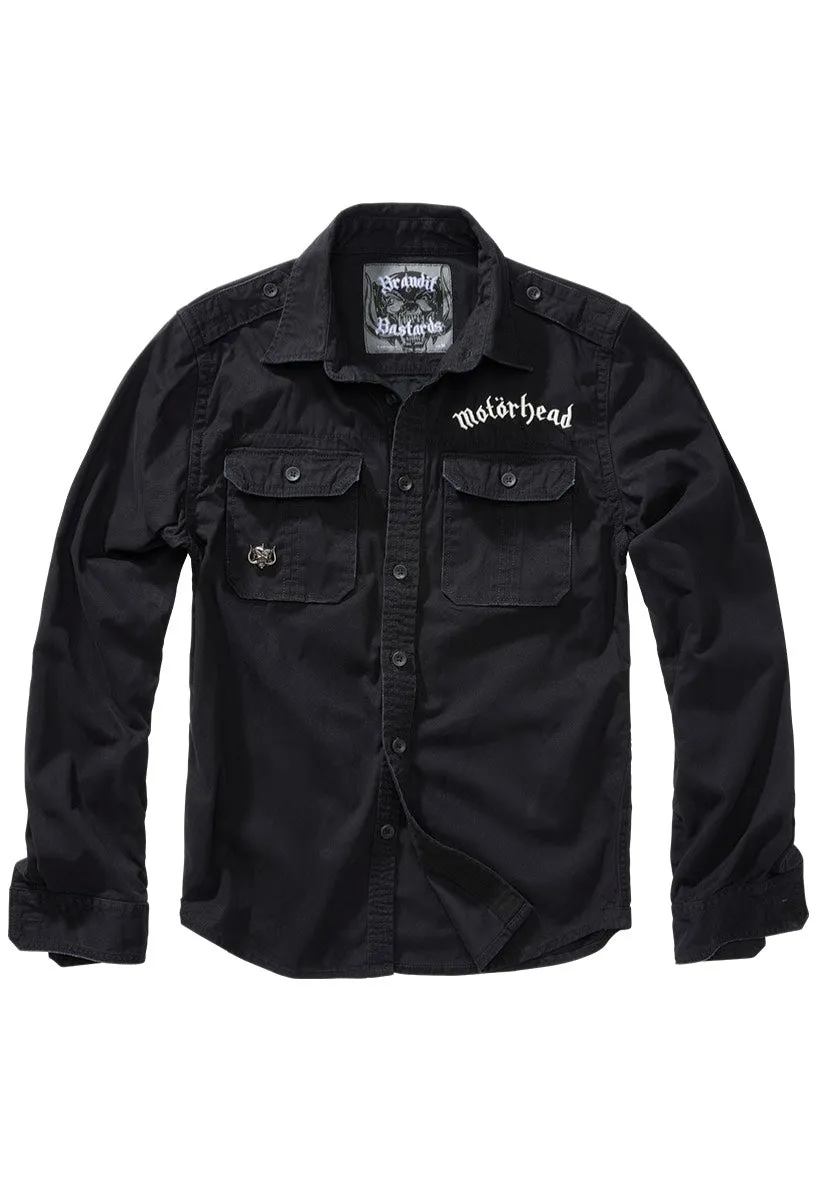 brandit-x-mot-rhead-vintage-shirt-manches-longues-noir image 1