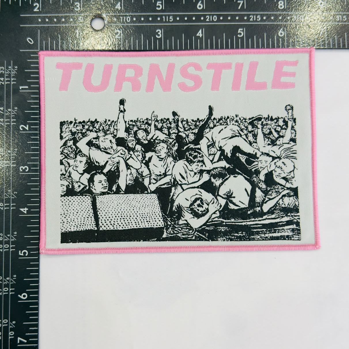 turnstile-hardcore-patch-tiss-bordure-noire image 3