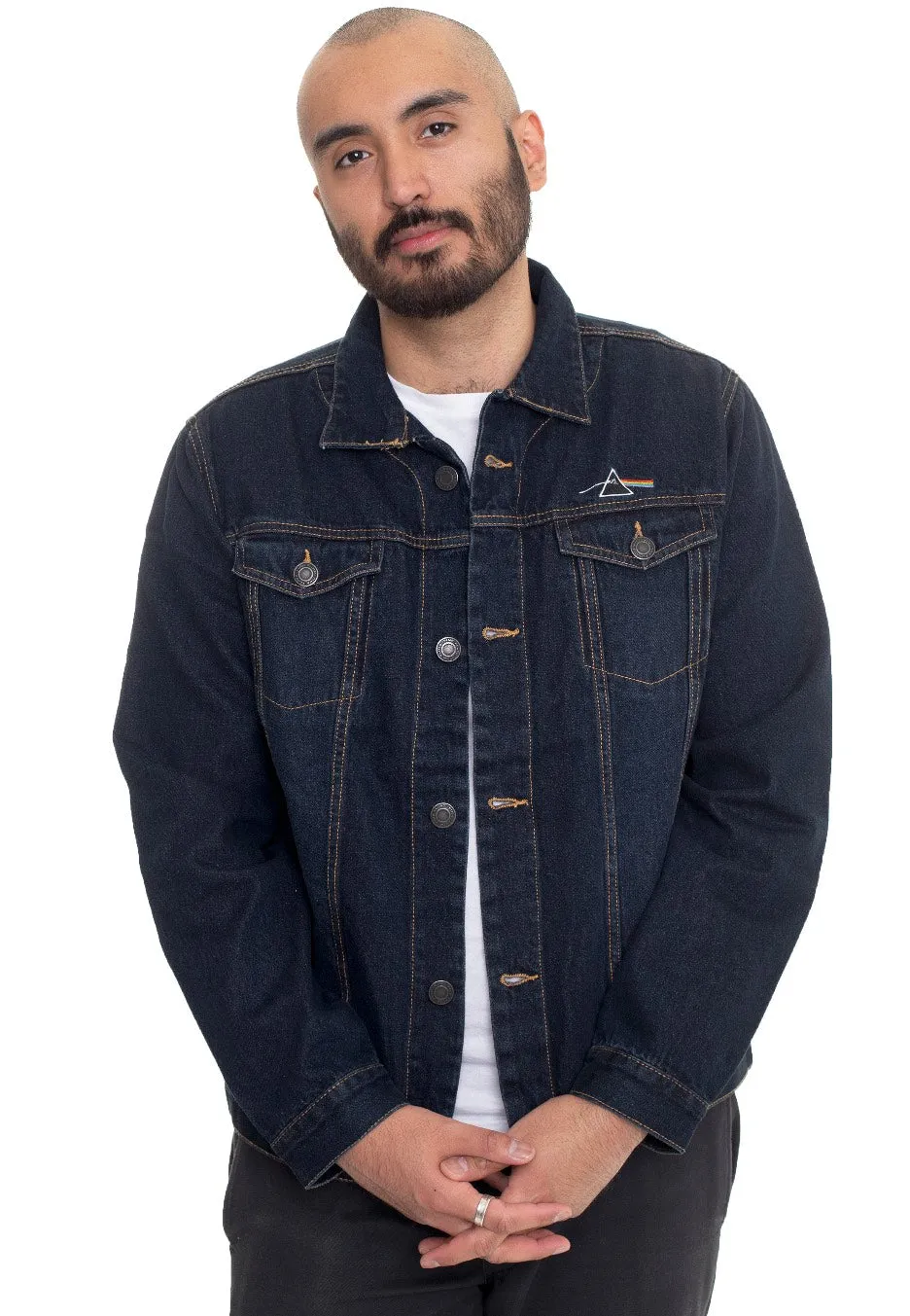 pink-floyd-dsotm-prism-veste-en-jean-bleue-homme image 1