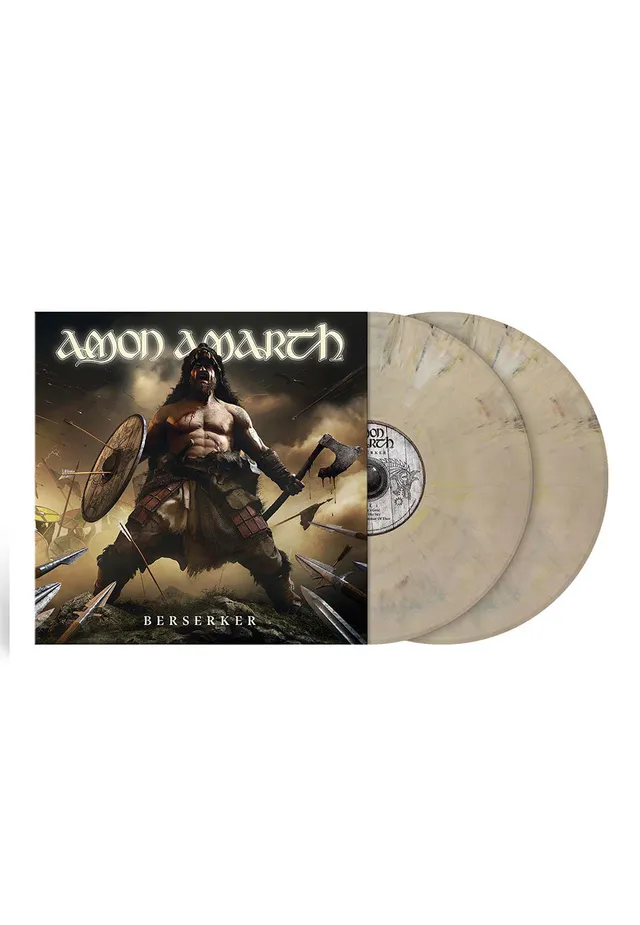amon-amarth-berserker-vinyle-marbr-beige-2-lp-death-metal image 1