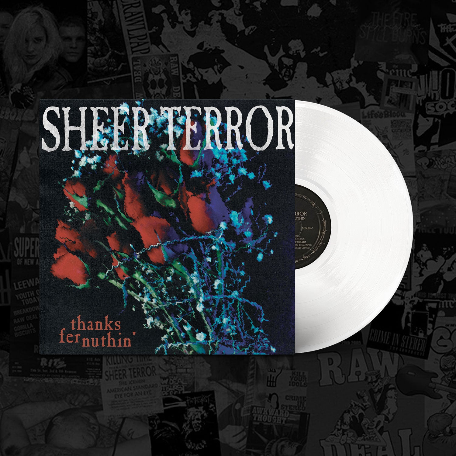 blackout-sheer-terror-thanks-fer-nuthin-vinyle-lp-swirl-bleu image 5