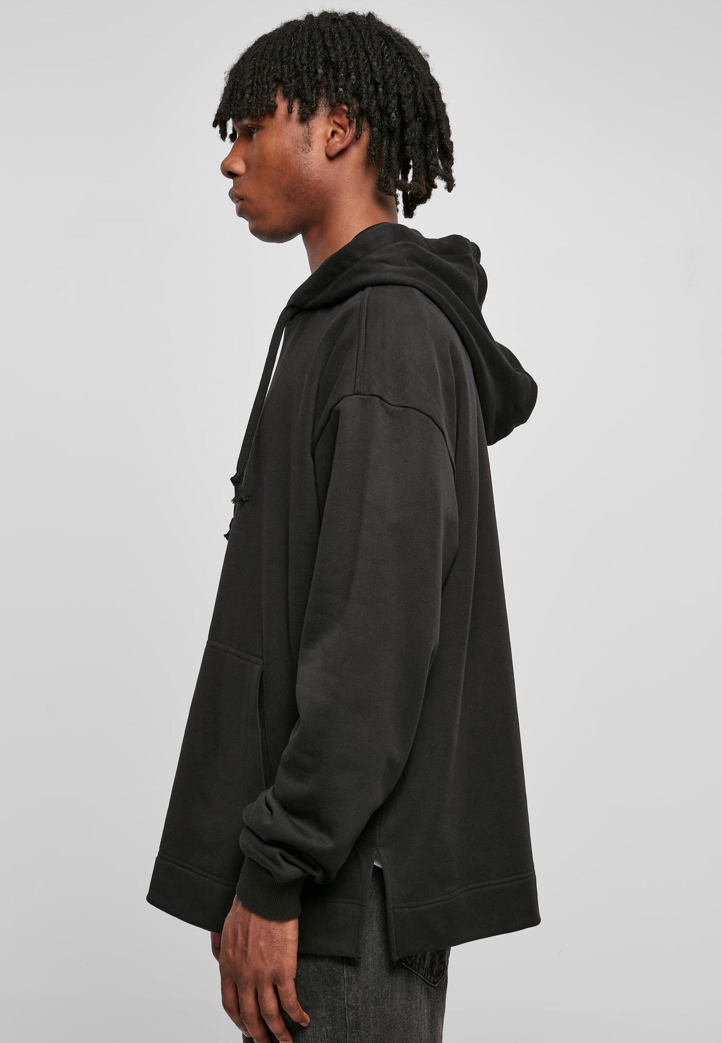 urban-classics-big-black-hoodie-sweat-noir-taille-s image 3