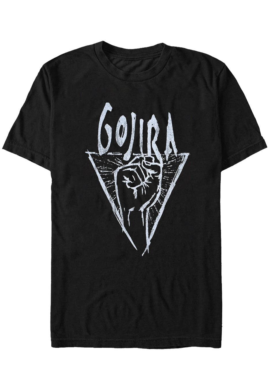gojira-grey-power-glove-t-shirt-noir-taille-l image 3