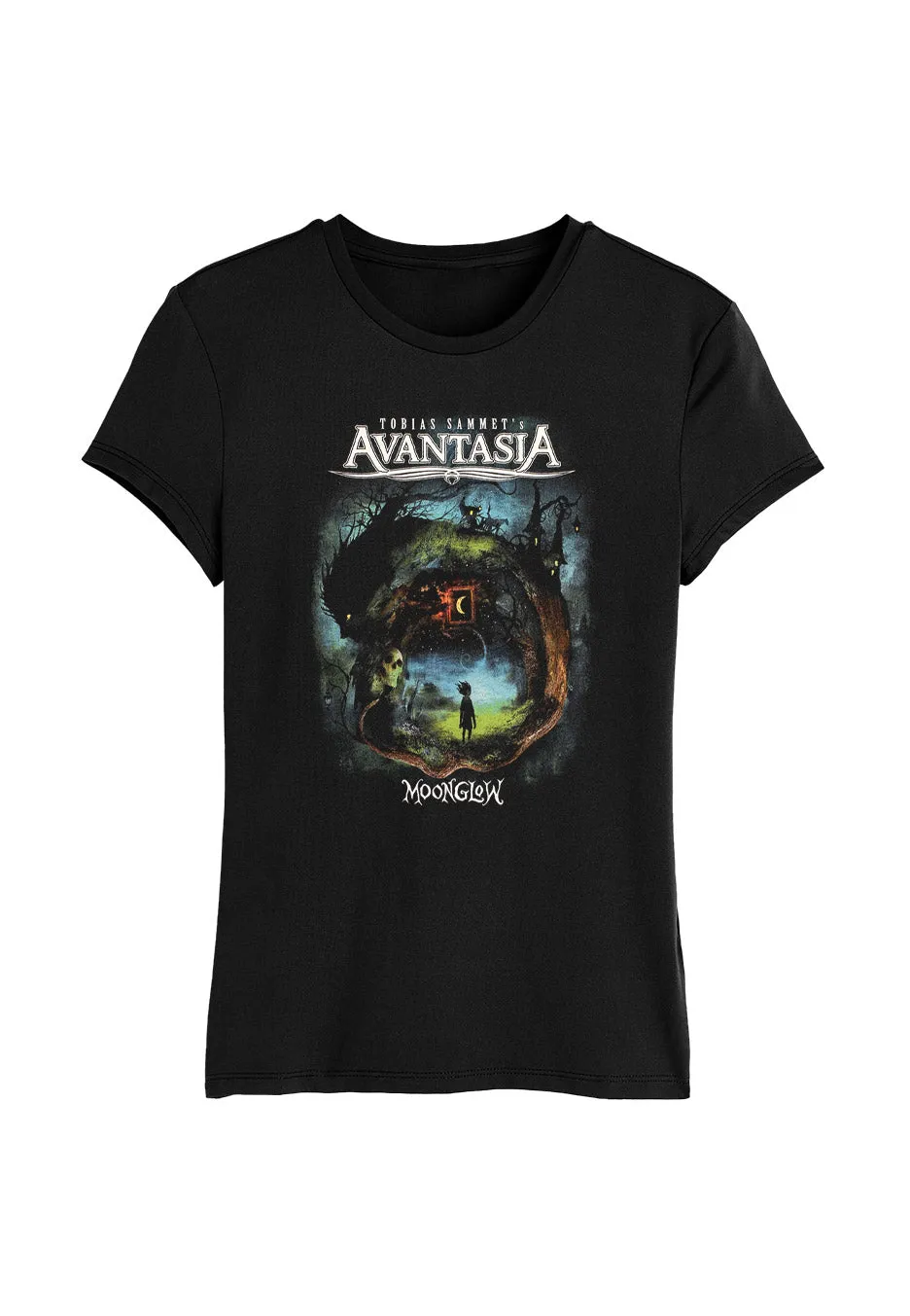 avantasia-moonglow-tour-2019-girly-noir-femme-taille-m image 1