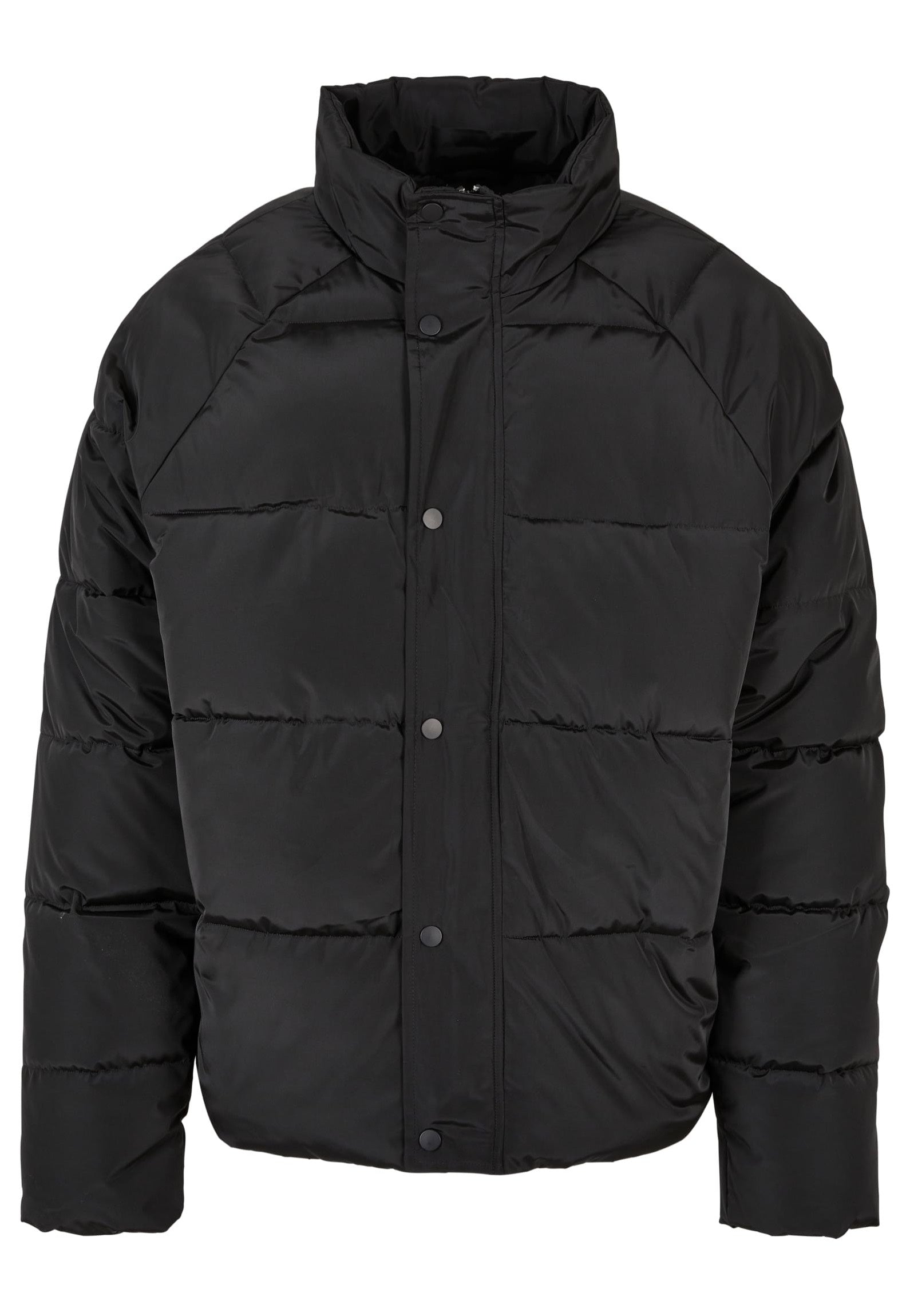 urban-classics-raglan-puffer-black-veste-matelass-e-noire image 6