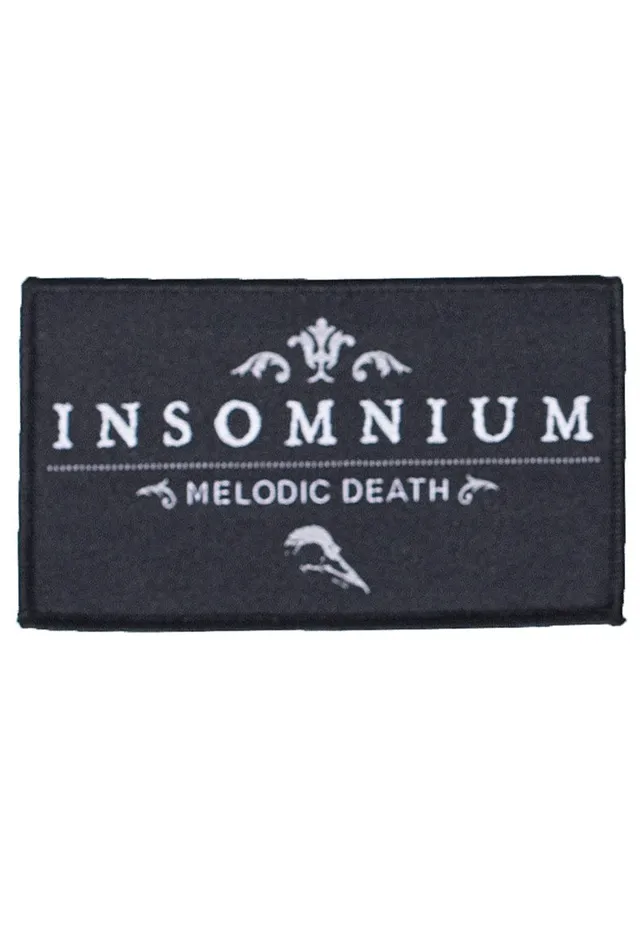 insomnium-melodic-death-patch-cusson-noir-10-cm image 1