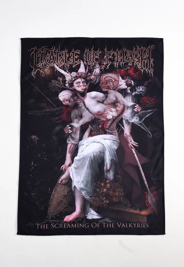 cradle-of-filth-screaming-valkyries-drapeau-multicolore image 1