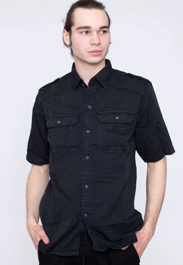 surplus-m65-basic-short-arm-chemise-homme-noire-m image 1