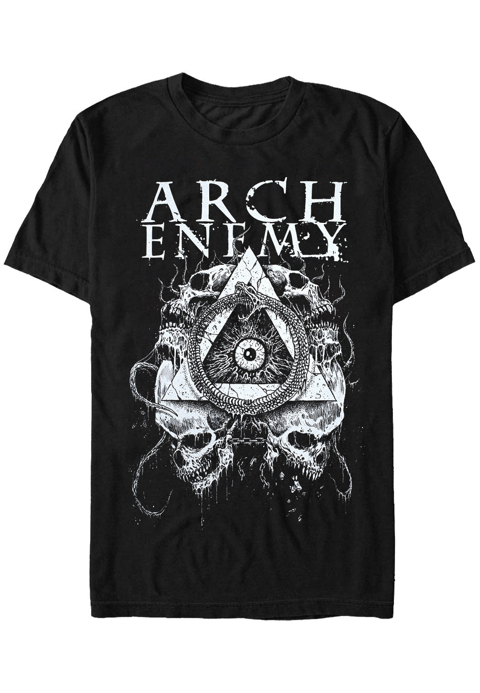 arch-enemy-skull-pyramid-t-shirt-noir-homme-metal image 1