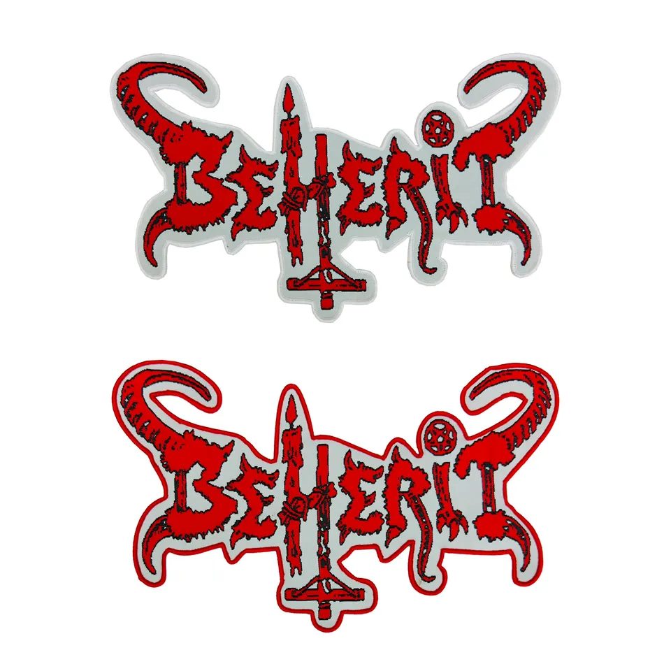 beherit-logo-patch-tiss-oversize-bordure-rouge image 1