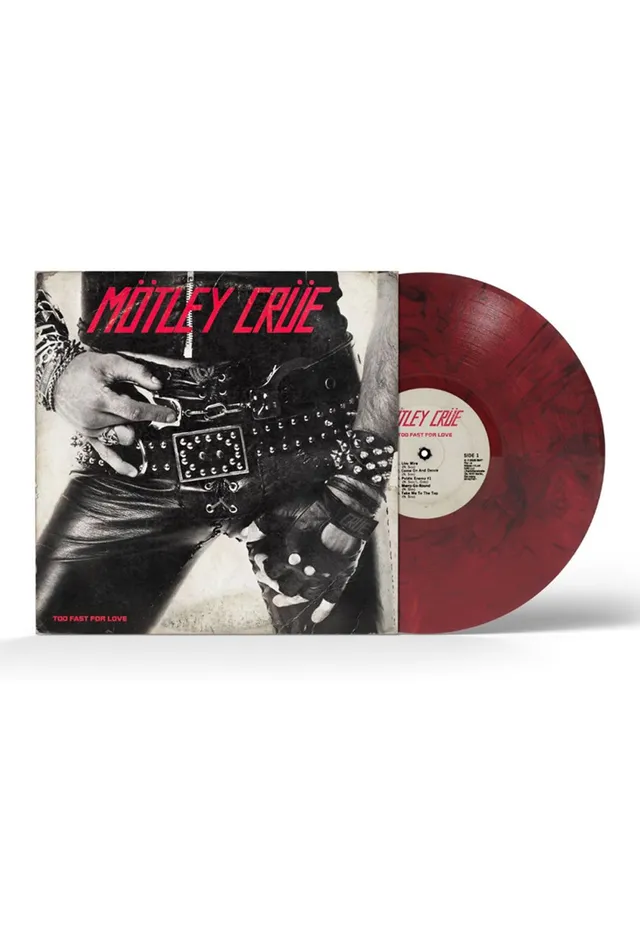 m-tley-cr-e-too-fast-for-love-vinyle-couleur-rouge-noir-remaster image 1