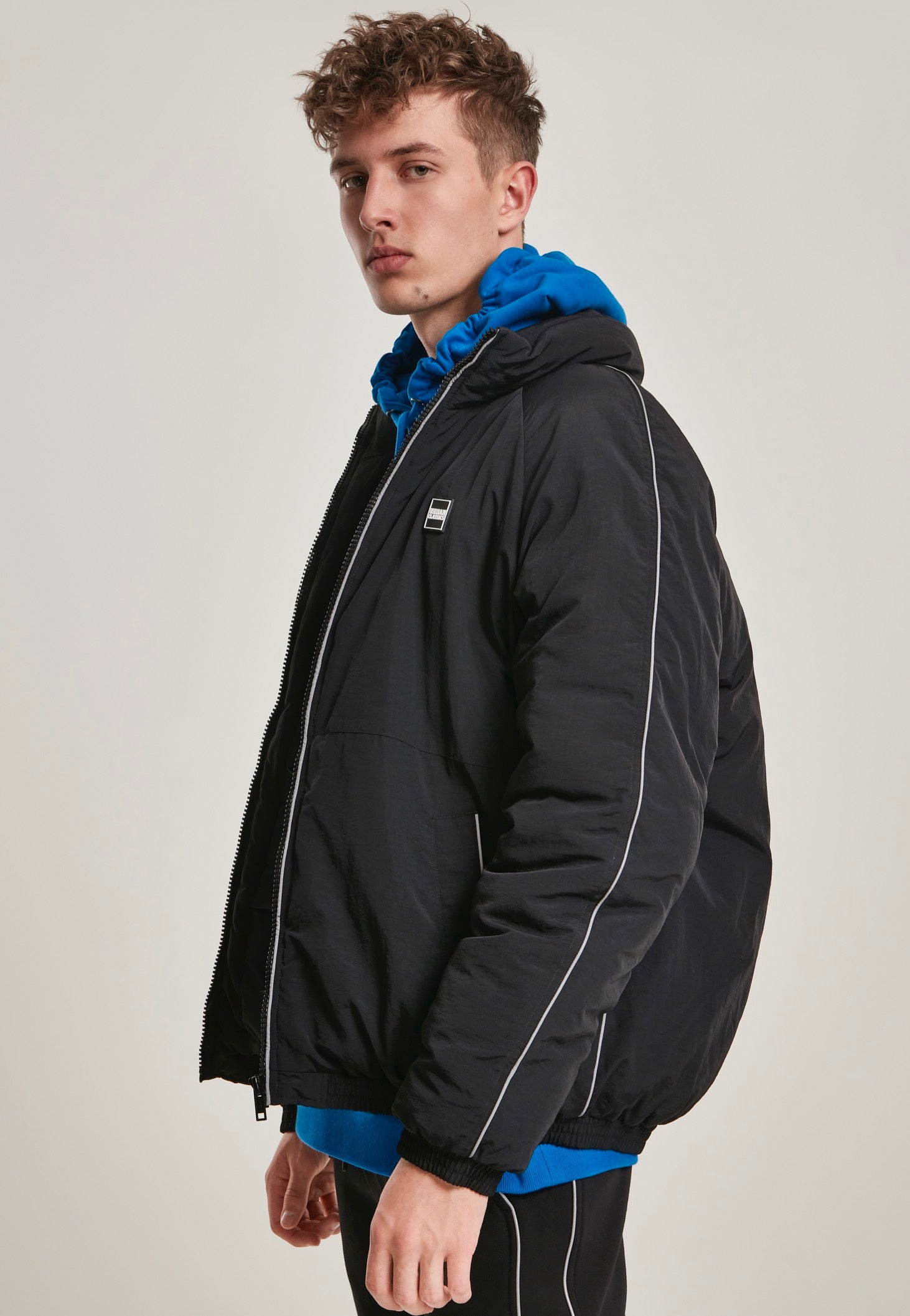 urban-classics-reflective-piping-black-veste-noire-taille-m image 6
