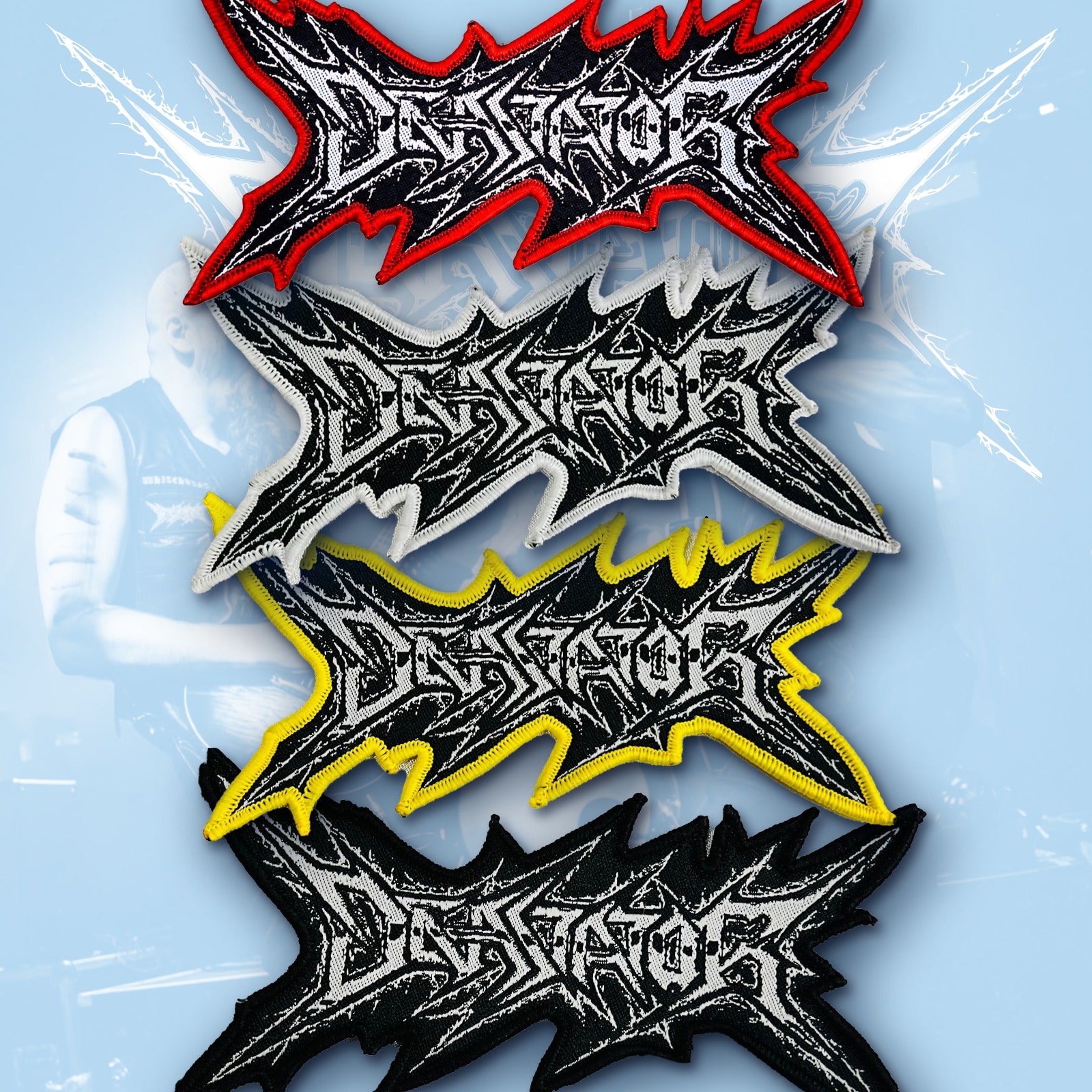 devastator-logo-patch-tiss-bordure-noire-5-pouces image 1