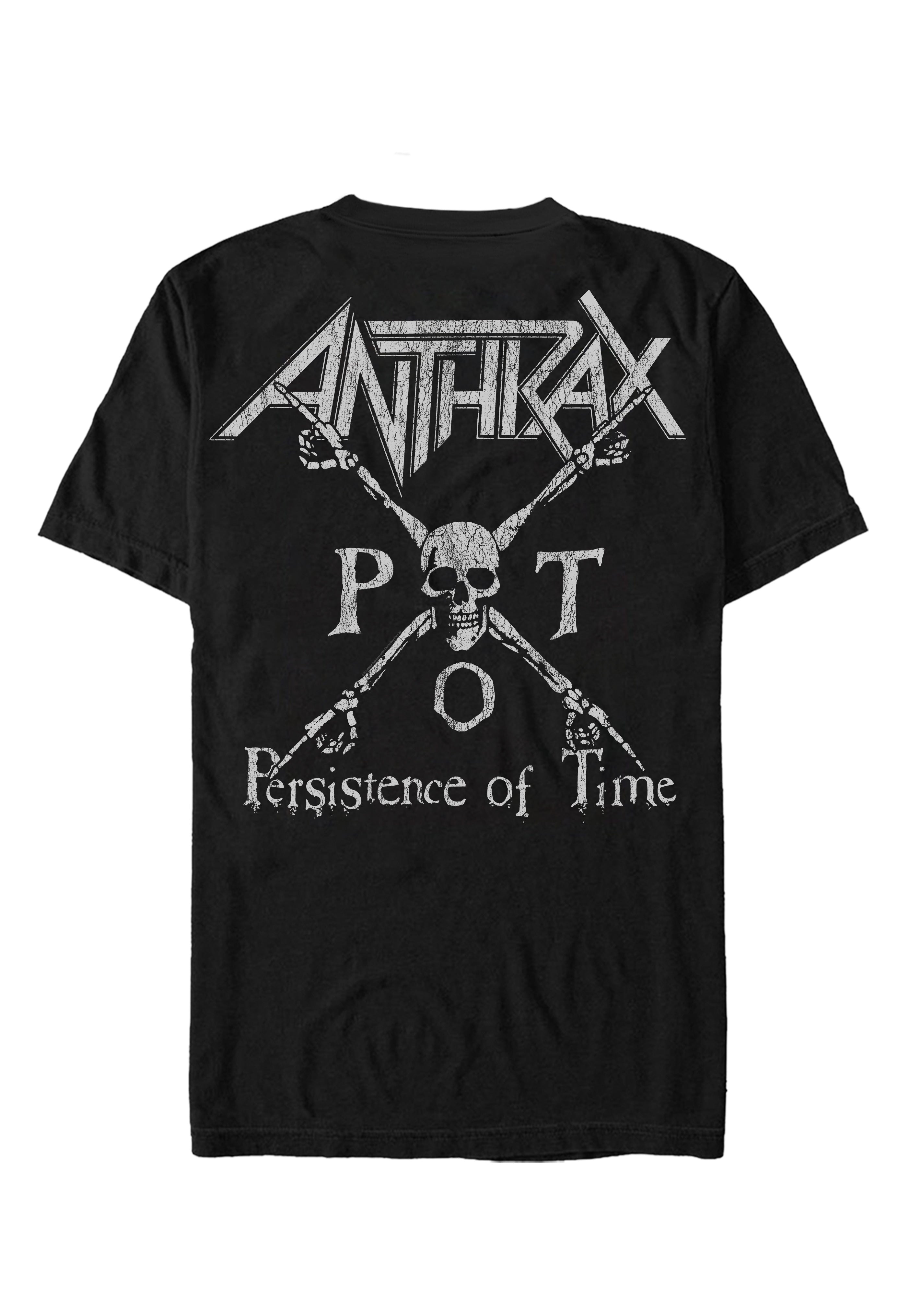 anthrax-persistence-of-time-t-shirt-noir-metal image 2